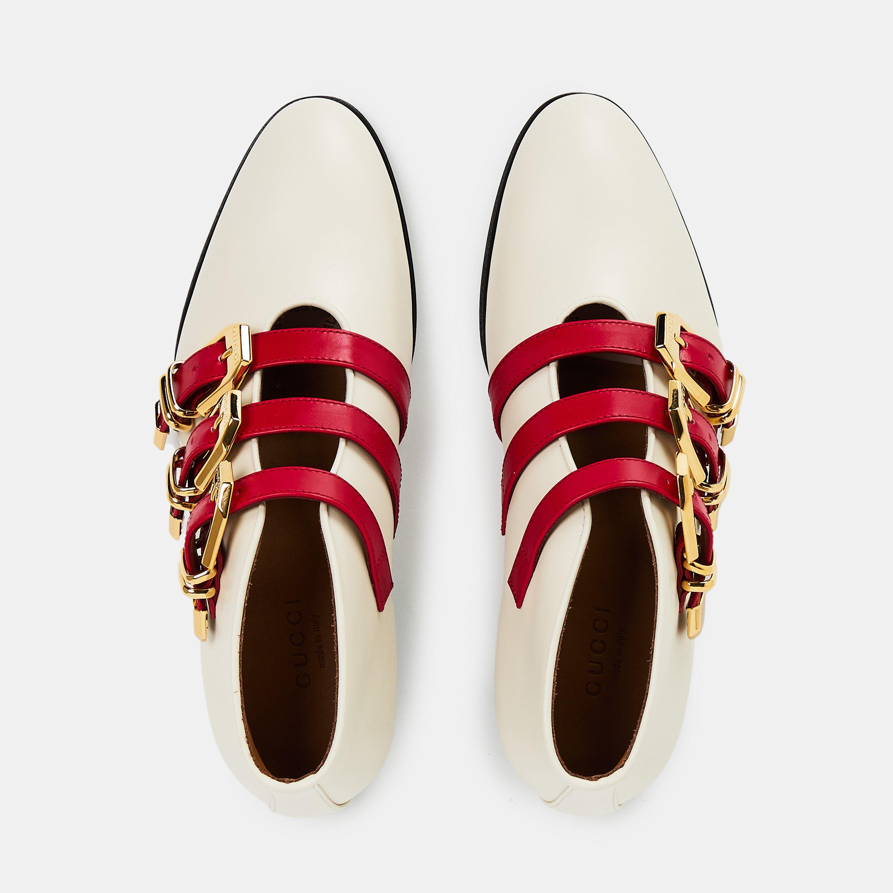 BlkIvGldB/Blk/G - Gucci - Kids' Heeled Ankle Boots - 4