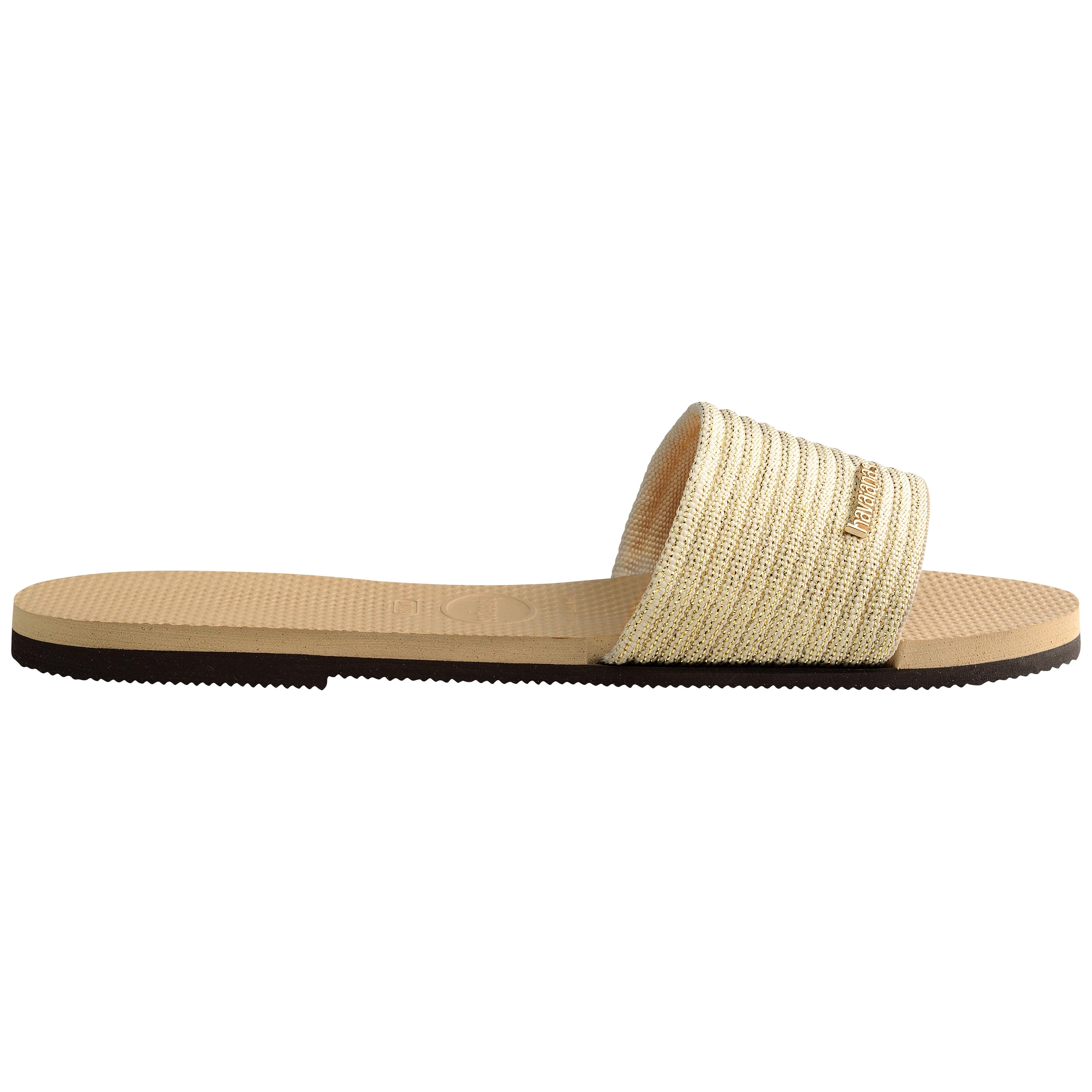 Havaianas Hav. You Malta Metallic Golden 33/3 Flip Flops Girls