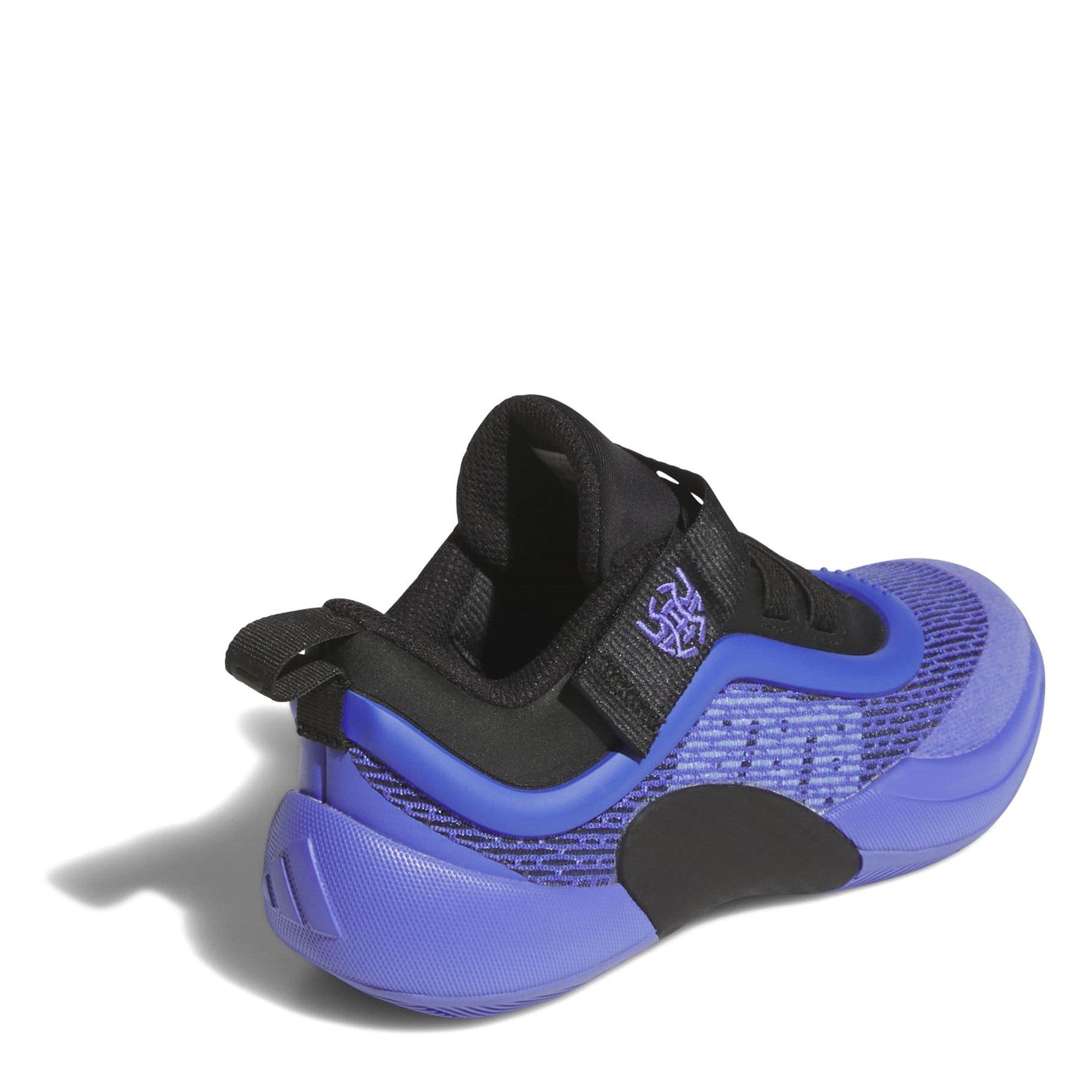 Blue/Blk/Blue - adidas - D.O.N. Issue 6 C Basketball Trainers Childrens - 4