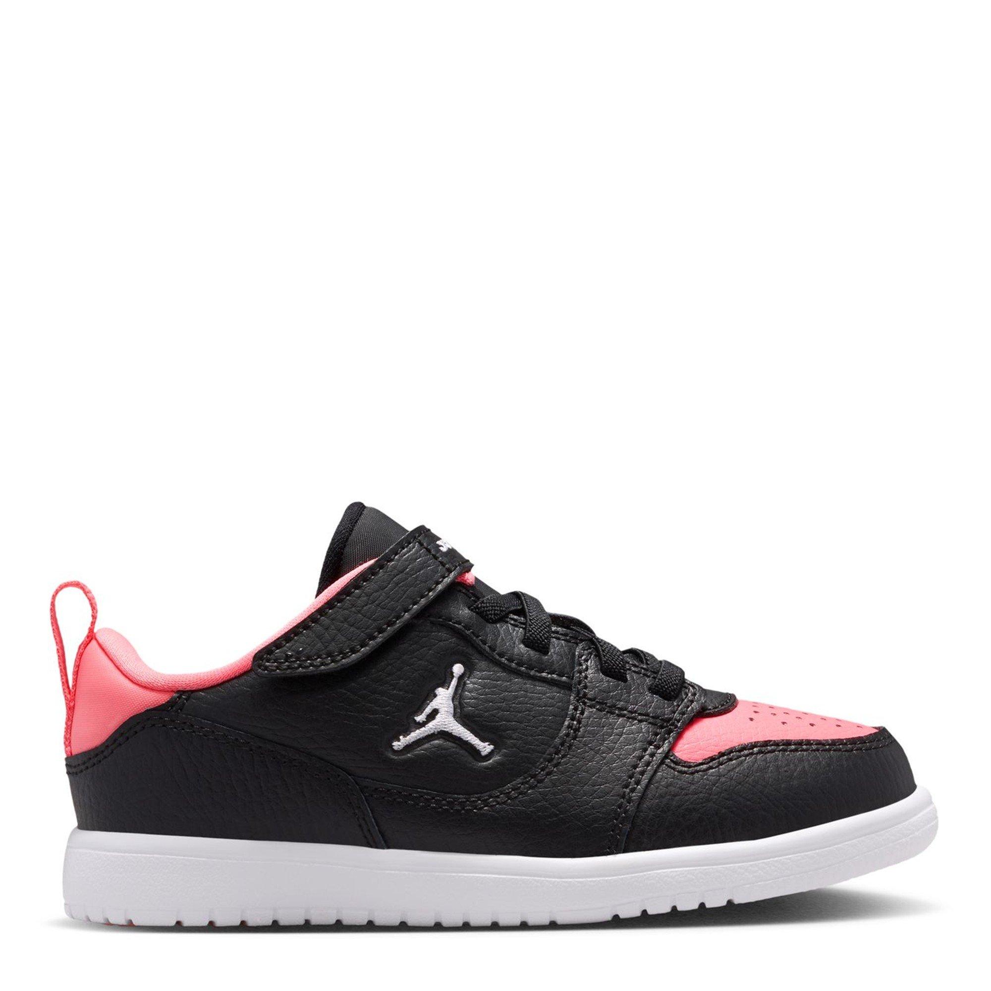 Black/Pink - Air Jordan - Kids' Low-Top Trainers - 1