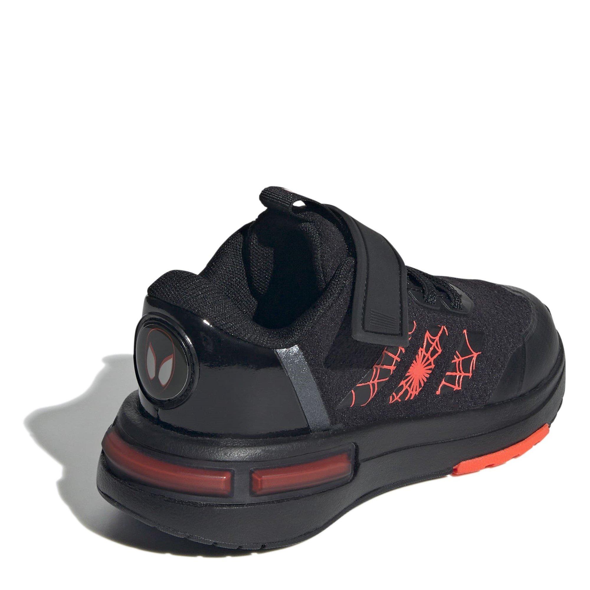 Blk/Red/Blk - adidas - Marvel Spider-Man Racer Shoes Juniors - 4