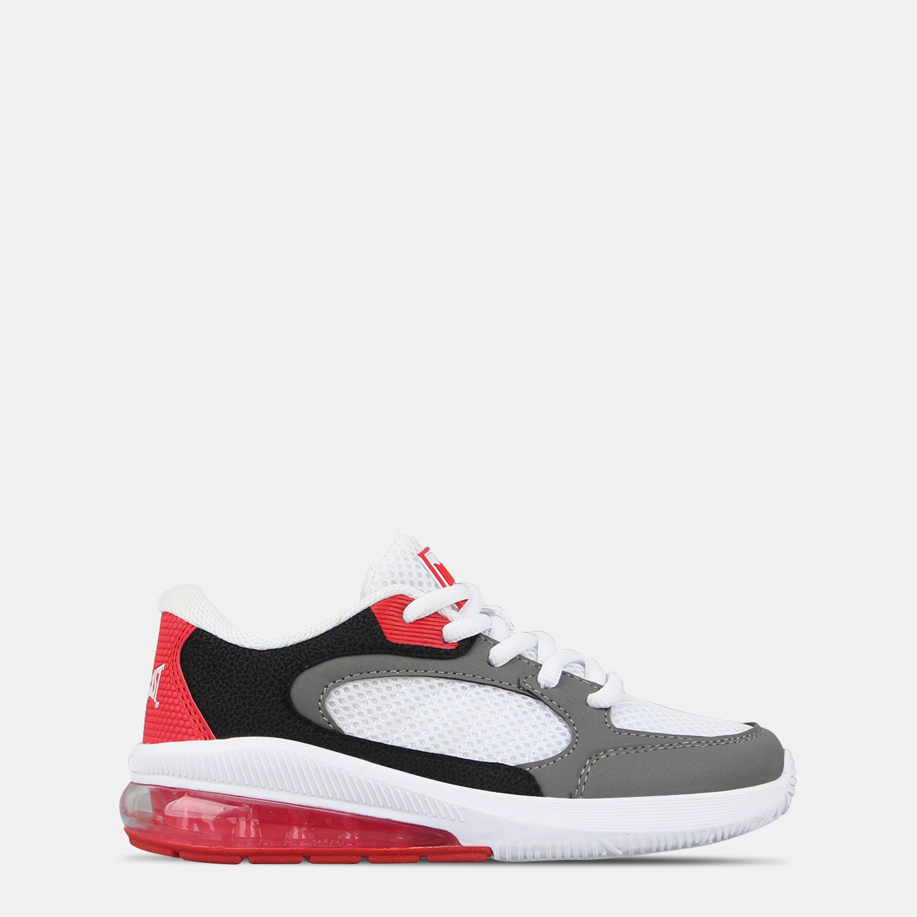 Everlast Boys Kids' Assist Lightweight Basketball Trainers - White/Red - C12 (30.5)