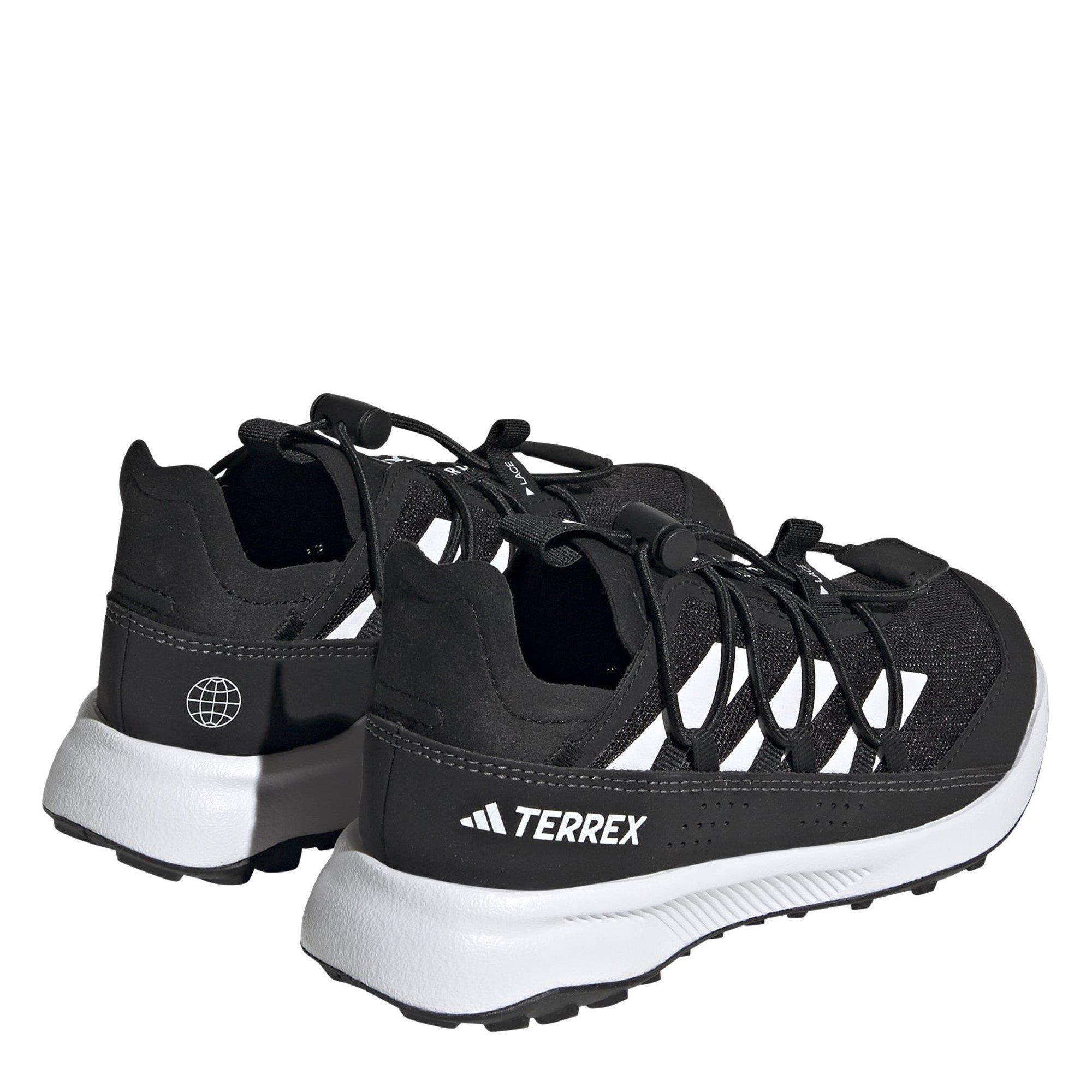Preto/Branco/Cinzento - adidas - Terrex Voyager 21 Travel Shoes Unisex Kids - 4