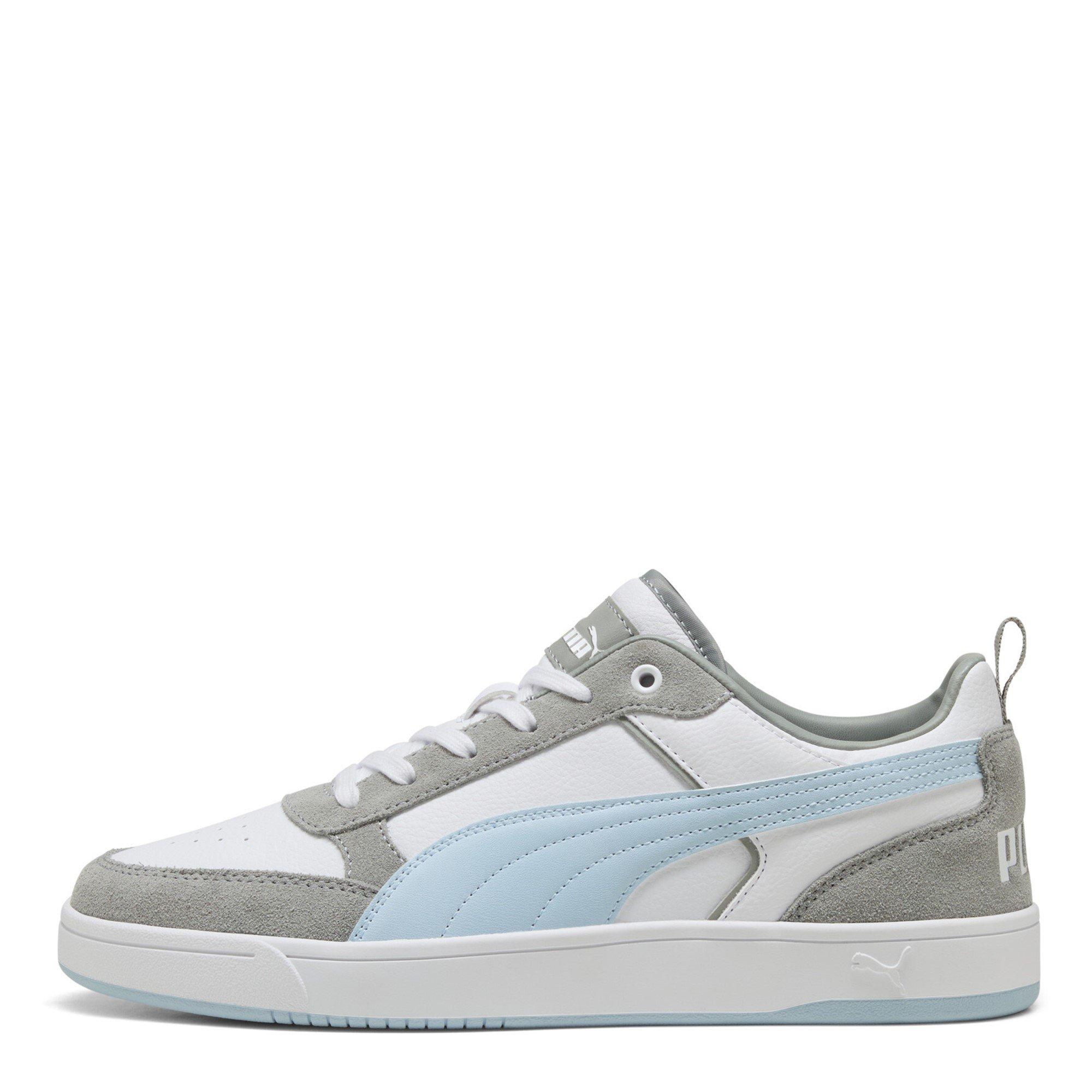 White/Slvr - Puma - Kids' Dribble Court Trainers - 2