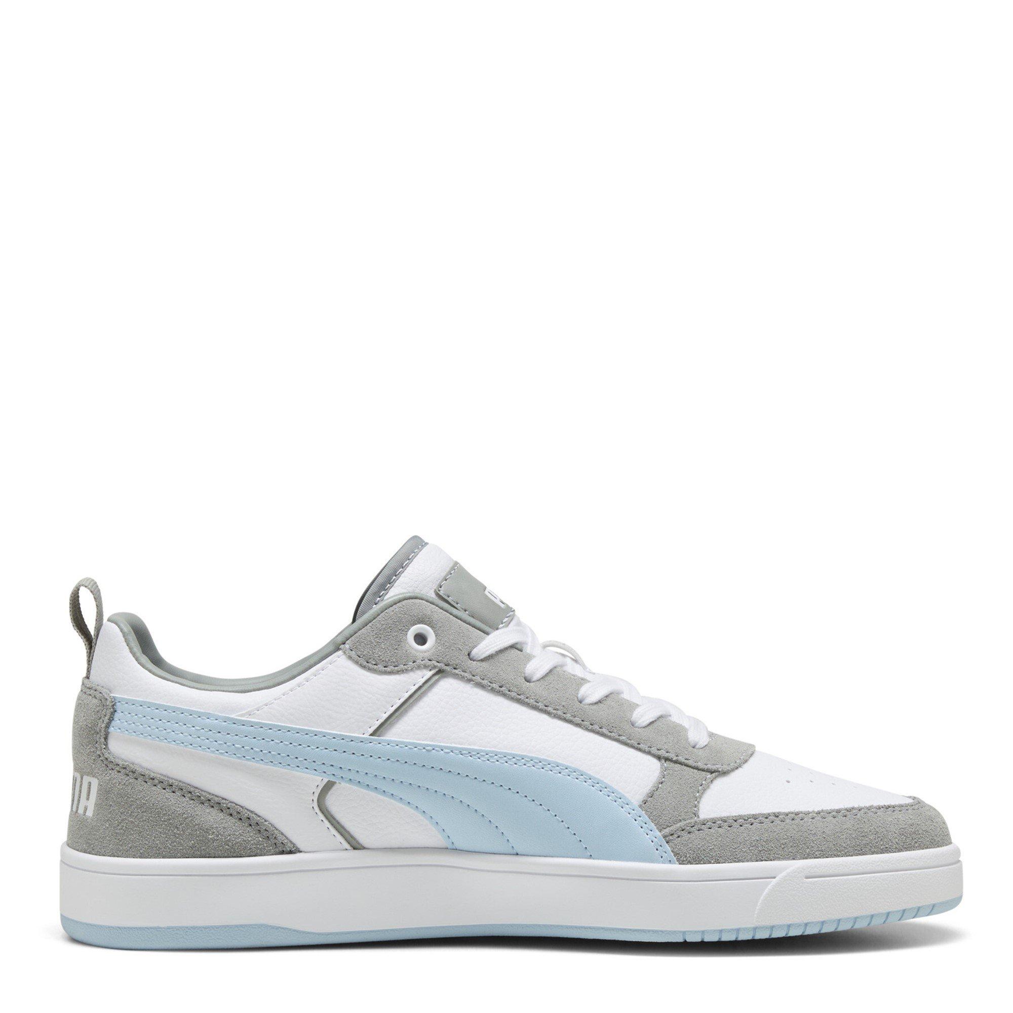 White/Slvr - Puma - Kids' Dribble Court Trainers - 4