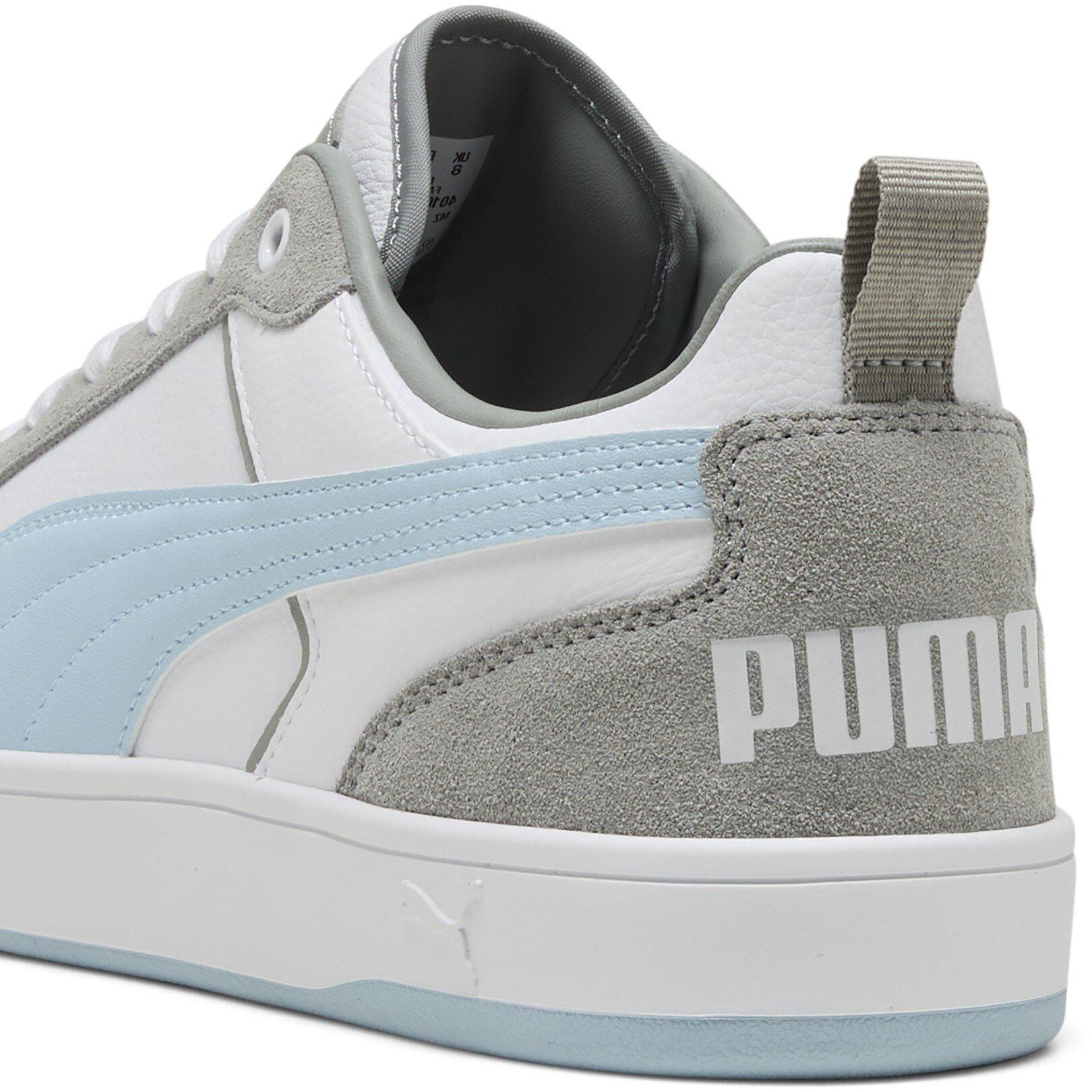 White/Slvr - Puma - Kids' Dribble Court Trainers - 5
