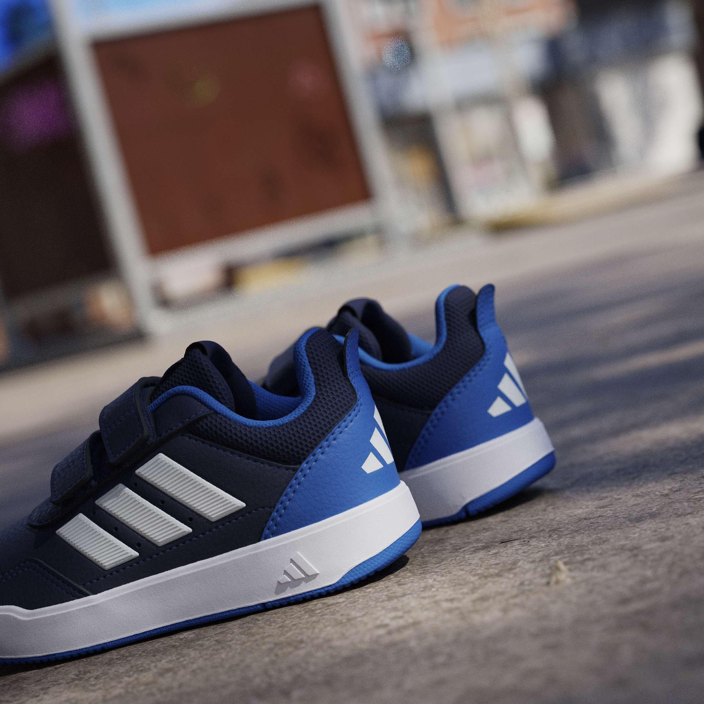 Blue/Wht/Royal - adidas - Tensaur 3.0 Children Court Shoes - 15