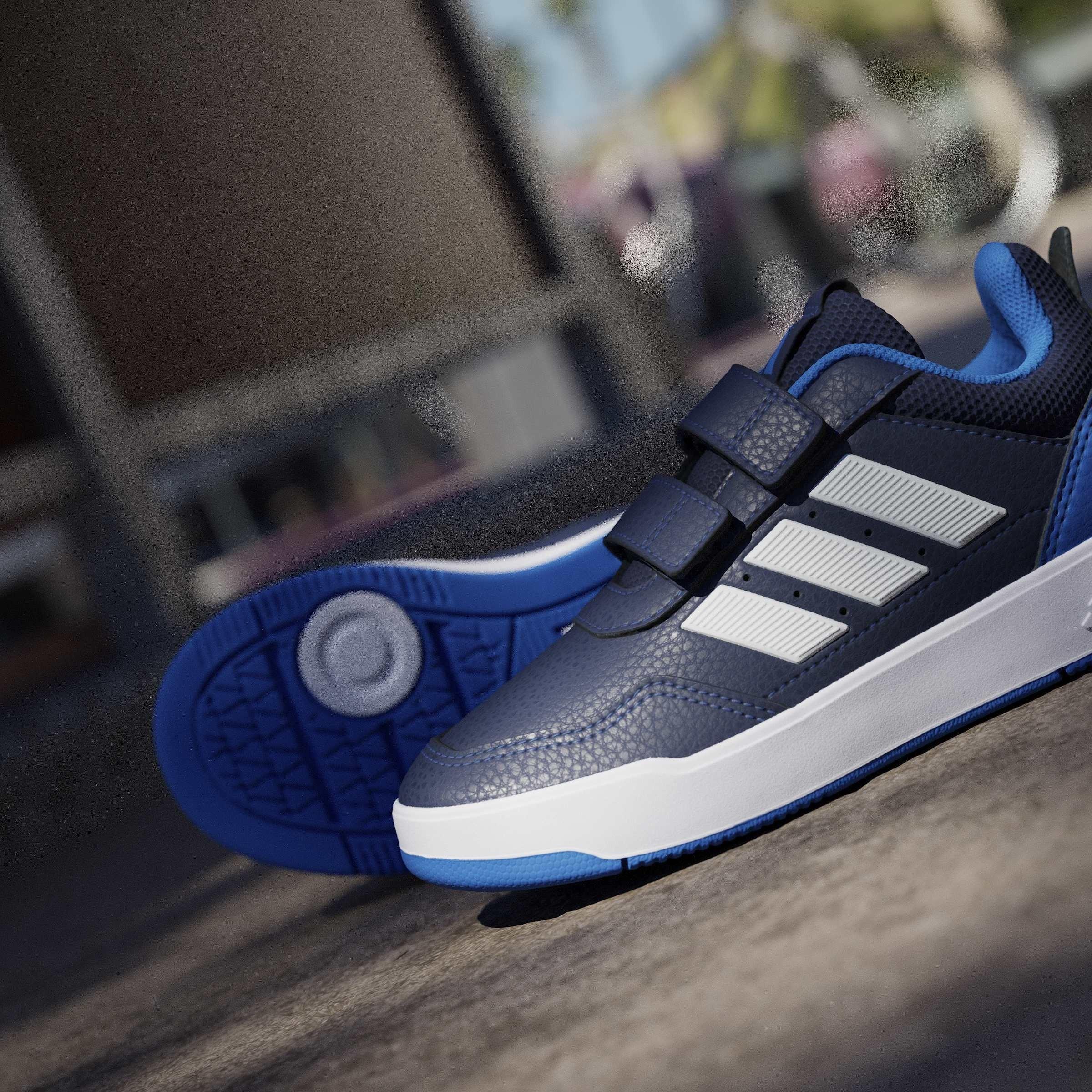 Blue/Wht/Royal - adidas - Tensaur 3.0 Children Court Shoes - 16