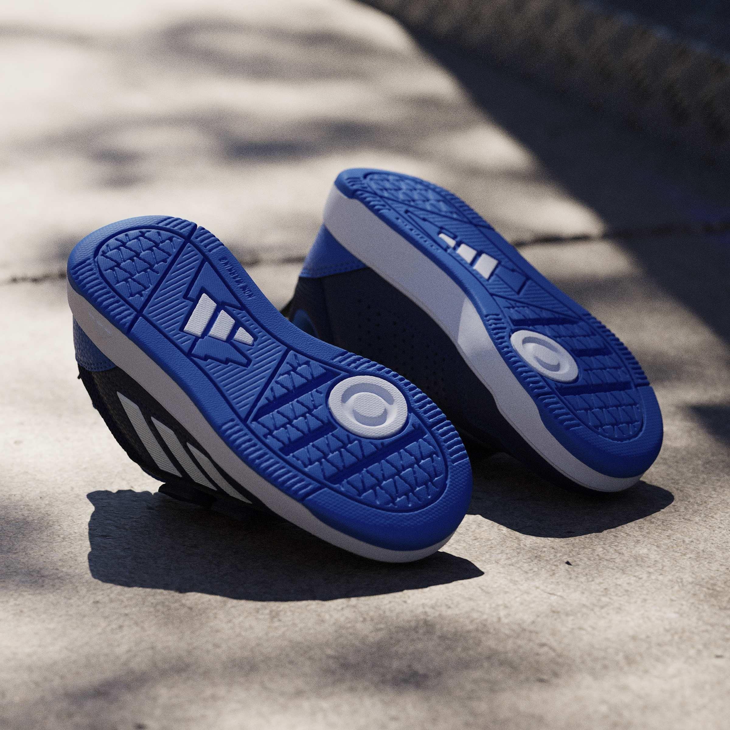 Blue/Wht/Royal - adidas - Tensaur 3.0 Children Court Shoes - 10