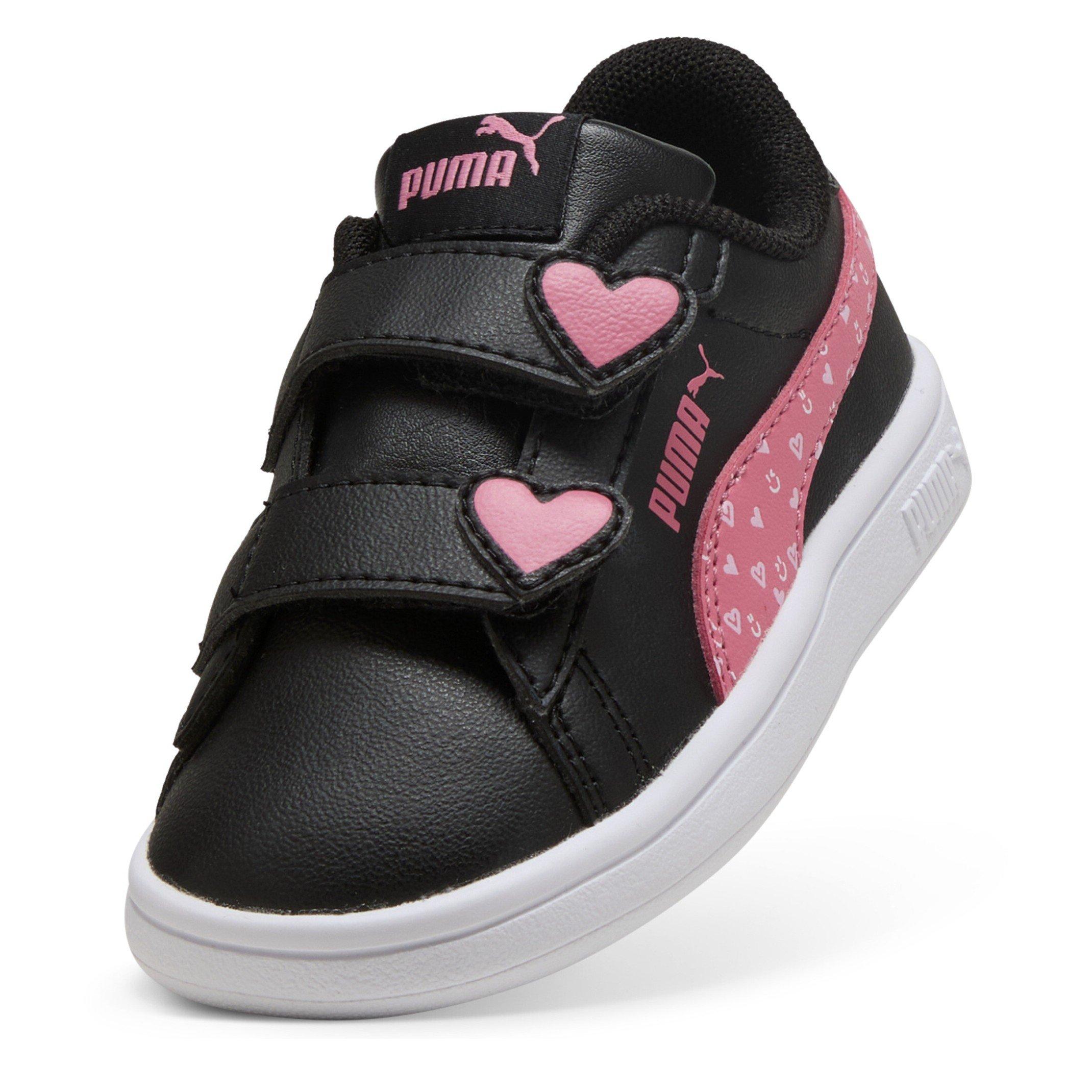 Black/Pink - Puma - Smash 3.0 Velcro Trainers Infants - 6