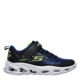 Skechers Leather Light Up Trainers