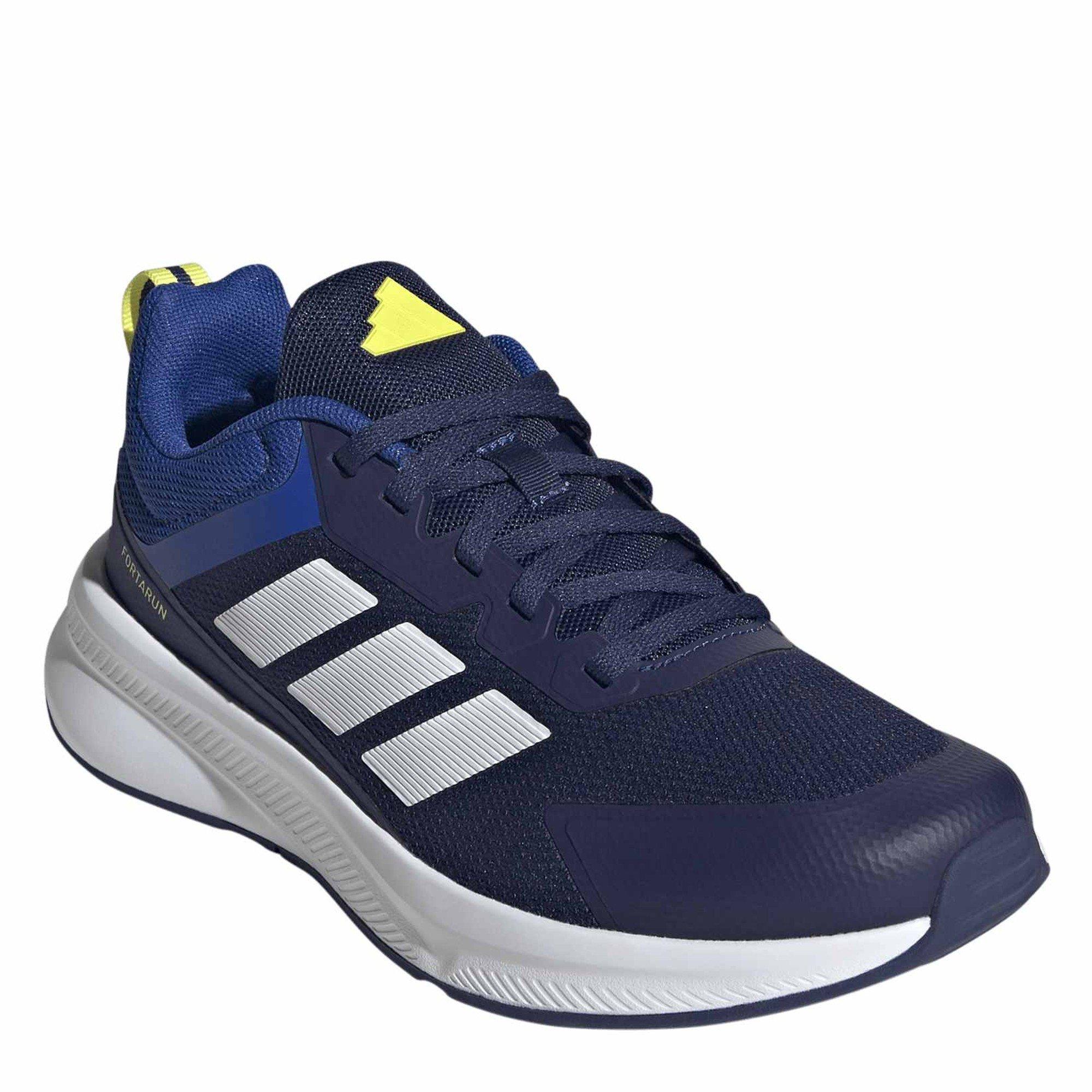 Blue/White/Blue - adidas - FortaRun 4.0 Juniors Shoes - 3