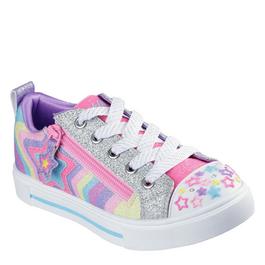 Skechers Leather Light Up Trainers