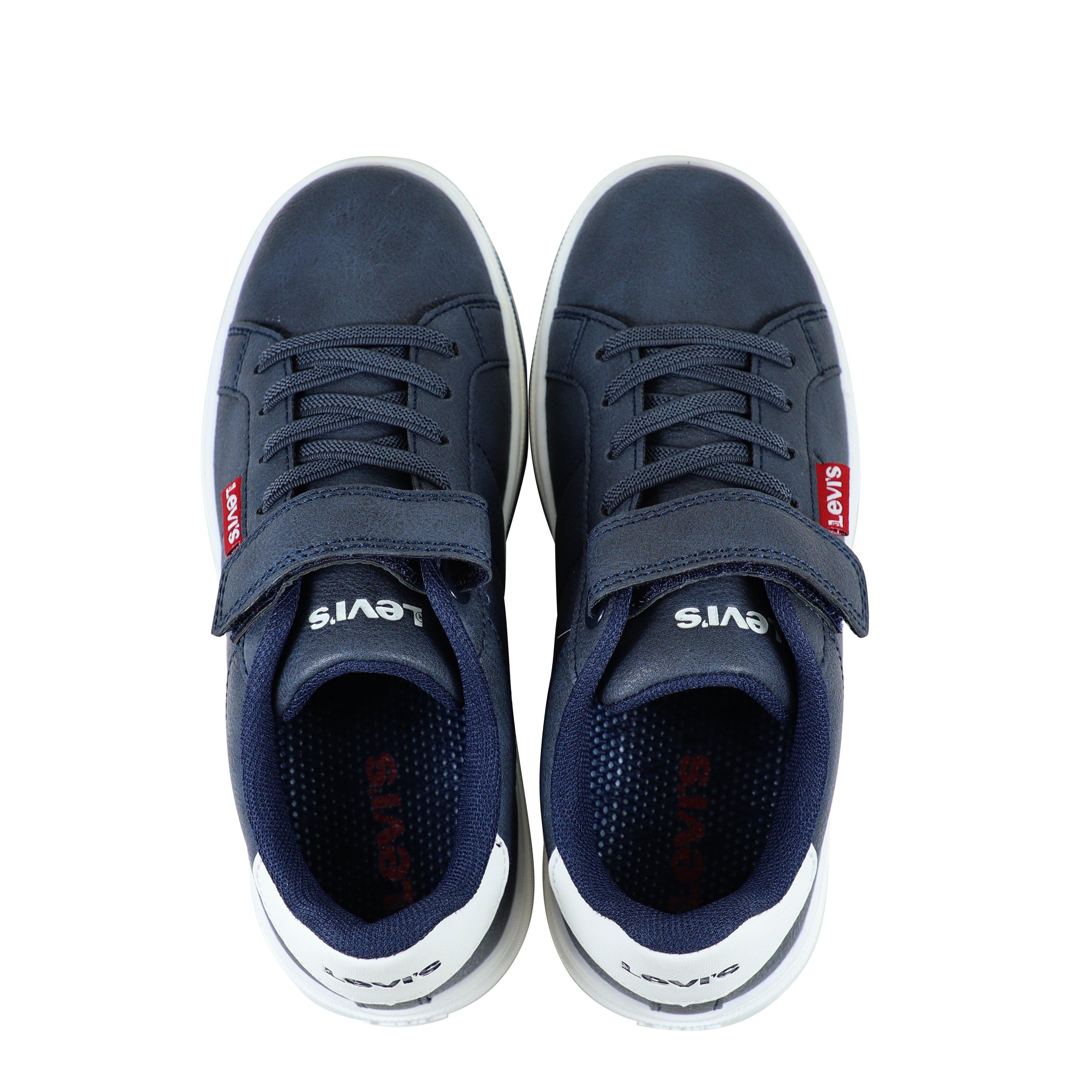 Navy 0040 - Levis - Piper Junior Court Trainers - 5