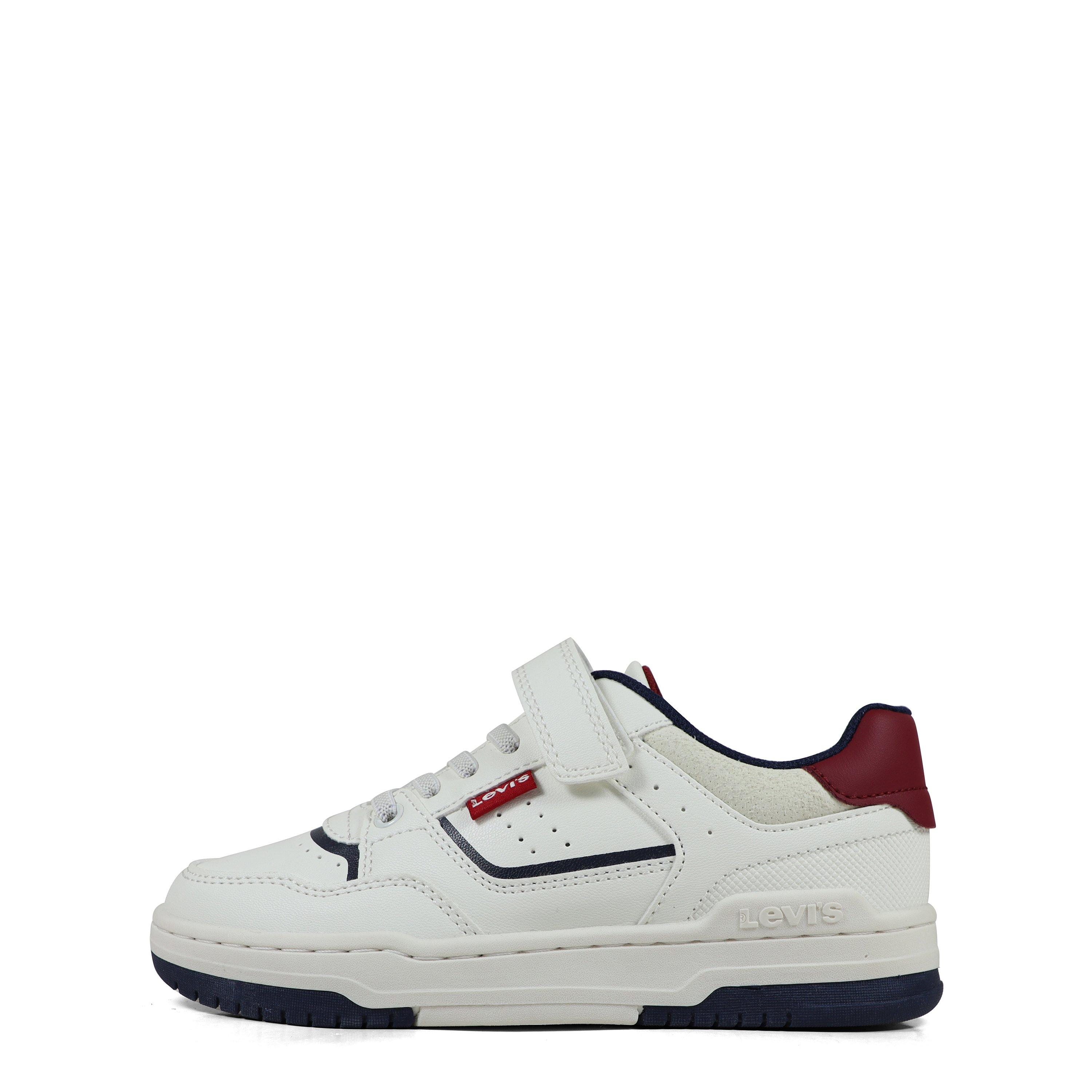 White/Nvy 3130 - Levis - John Court Trainers - 2