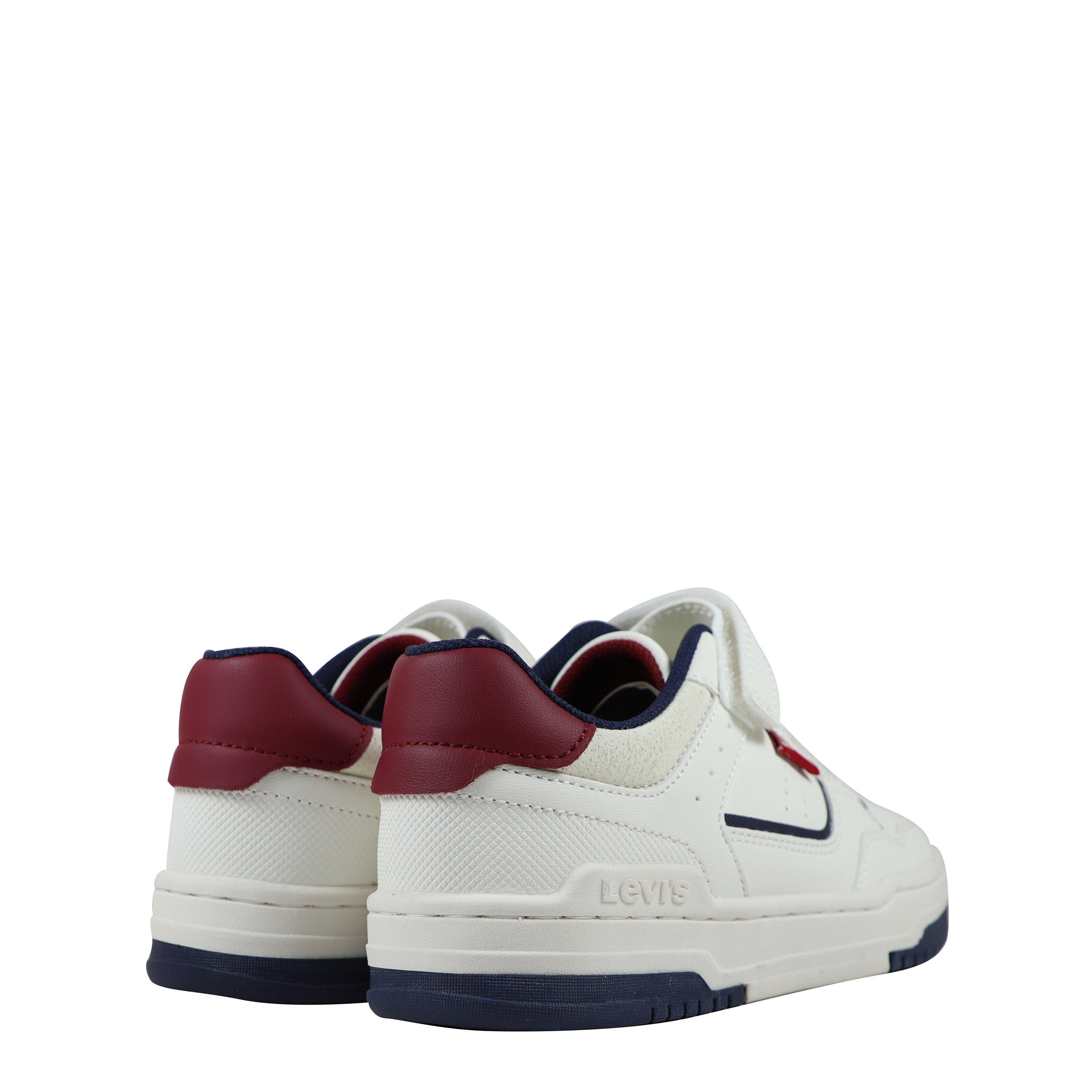 White/Nvy 3130 - Levis - John Court Trainers - 4