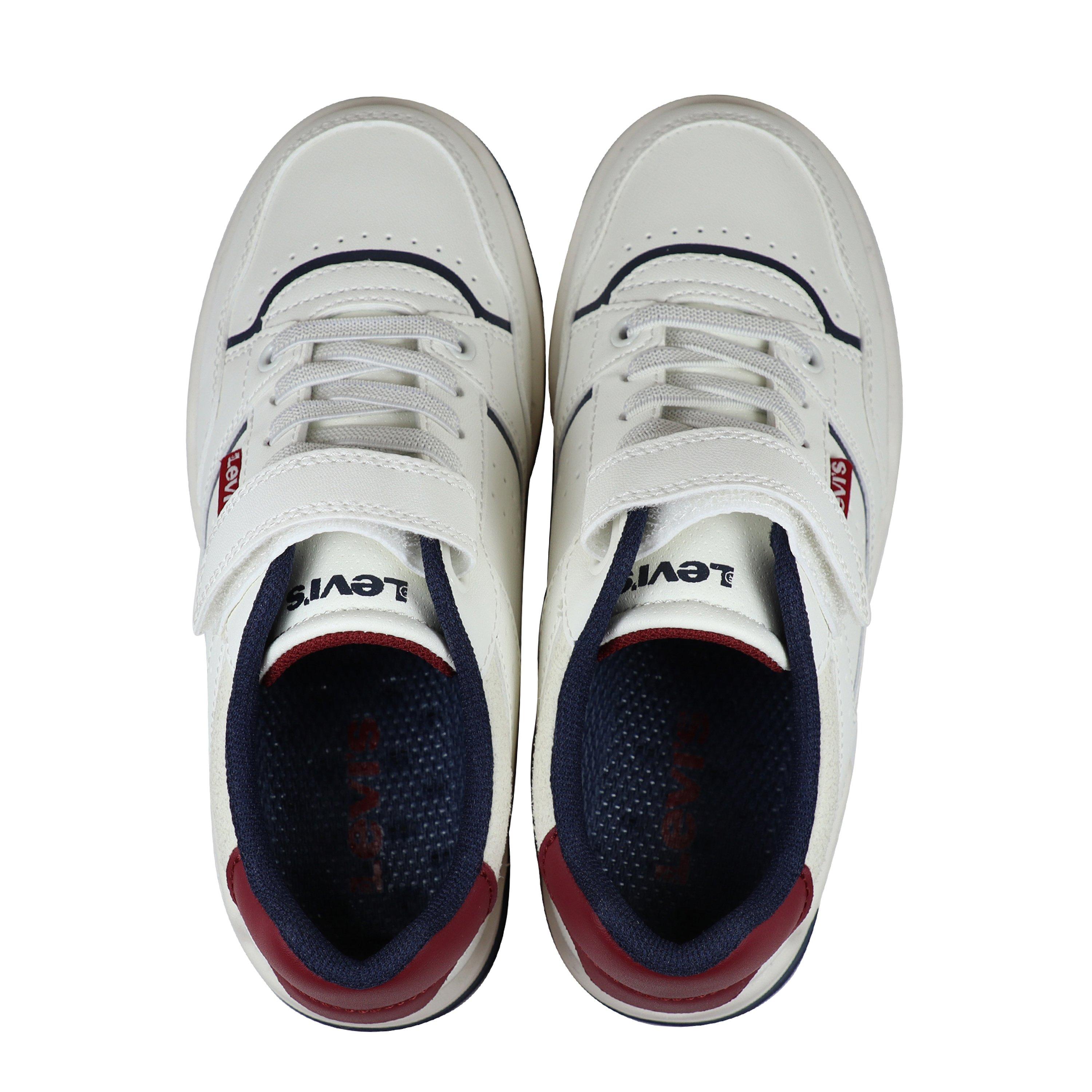 White/Nvy 3130 - Levis - John Court Trainers - 5