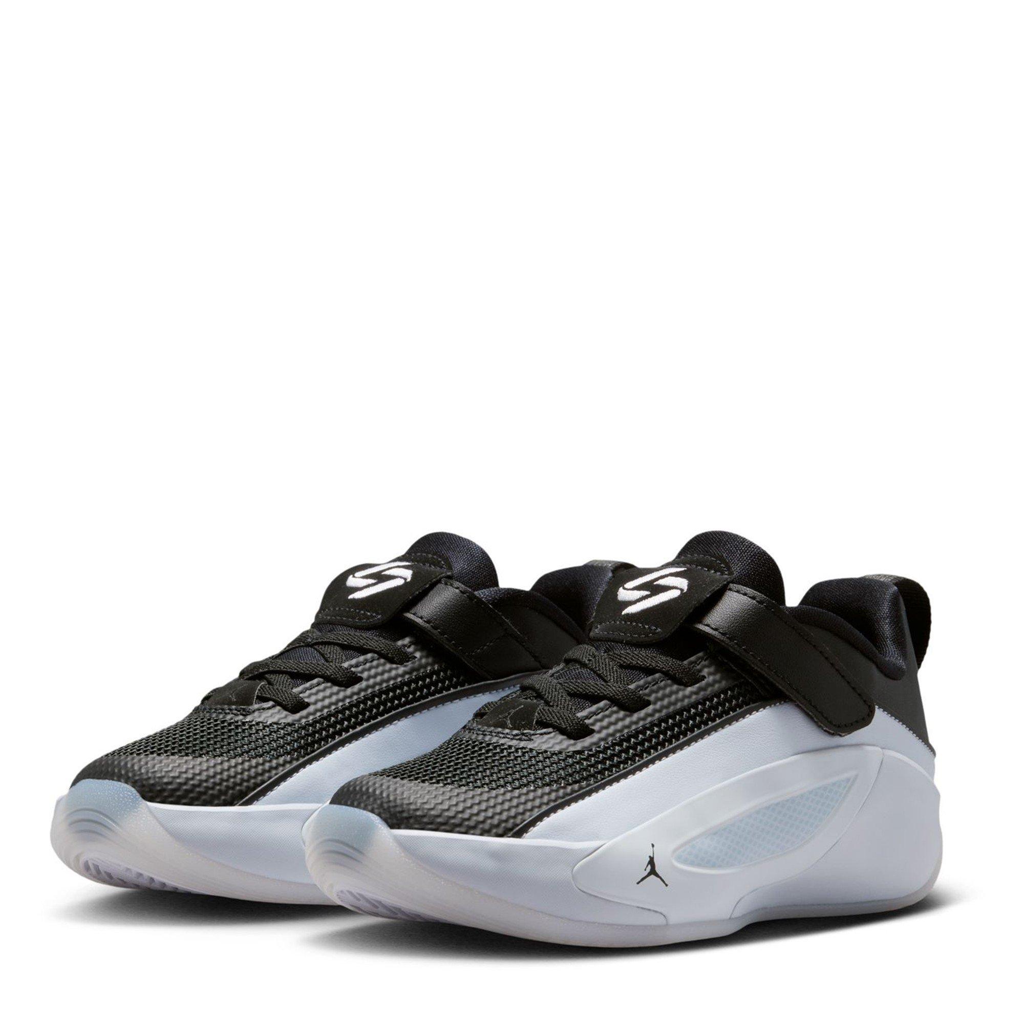 Zwart/Wit - Air Jordan - Kids' Basketball Trainers - 4