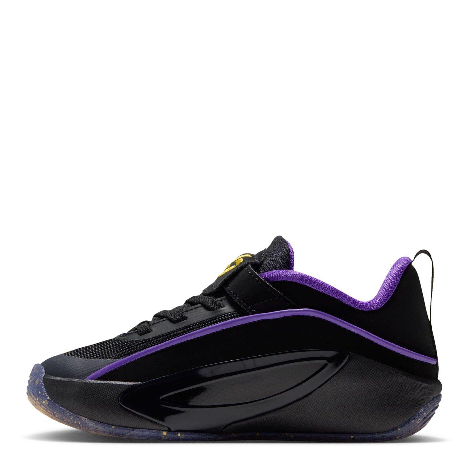 Black/Purp - Air Jordan - Kids' Basketball Trainers - 2