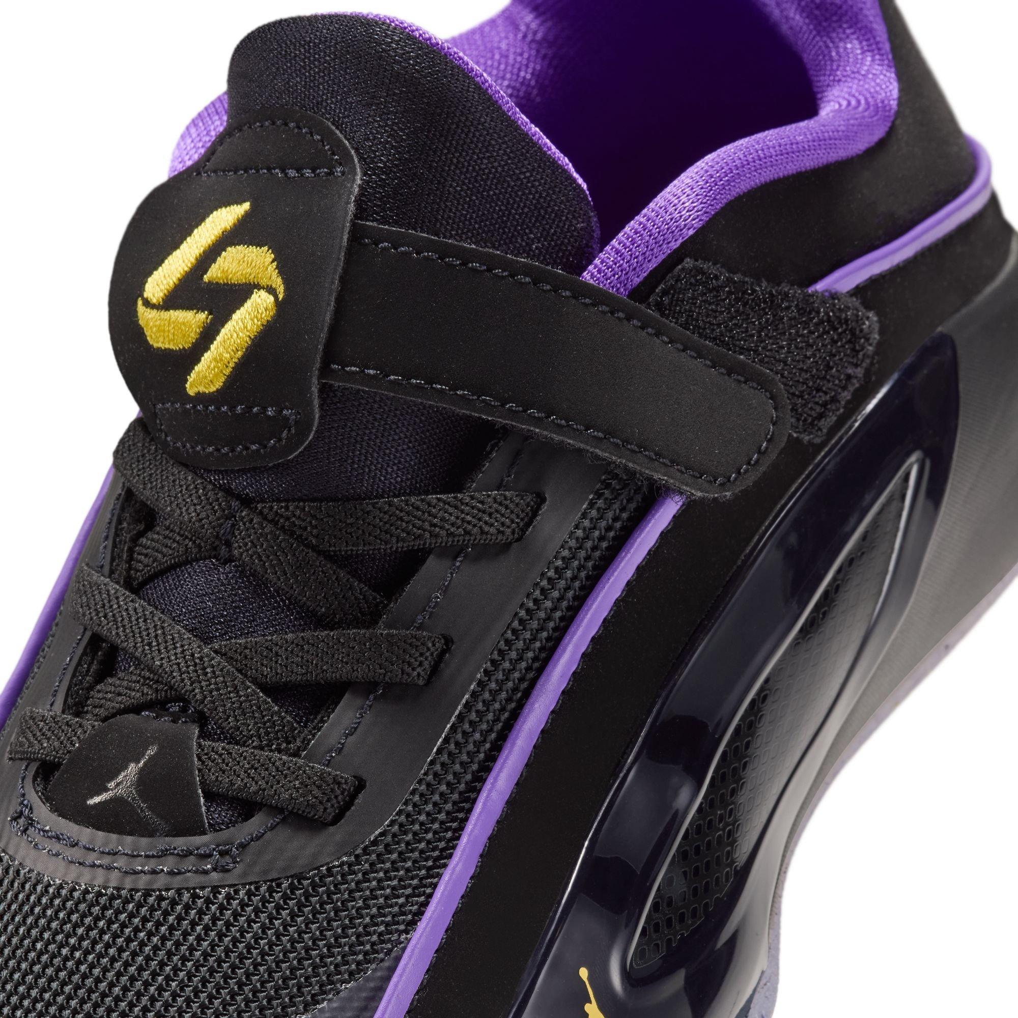 Black/Purp - Air Jordan - Kids' Basketball Trainers - 7