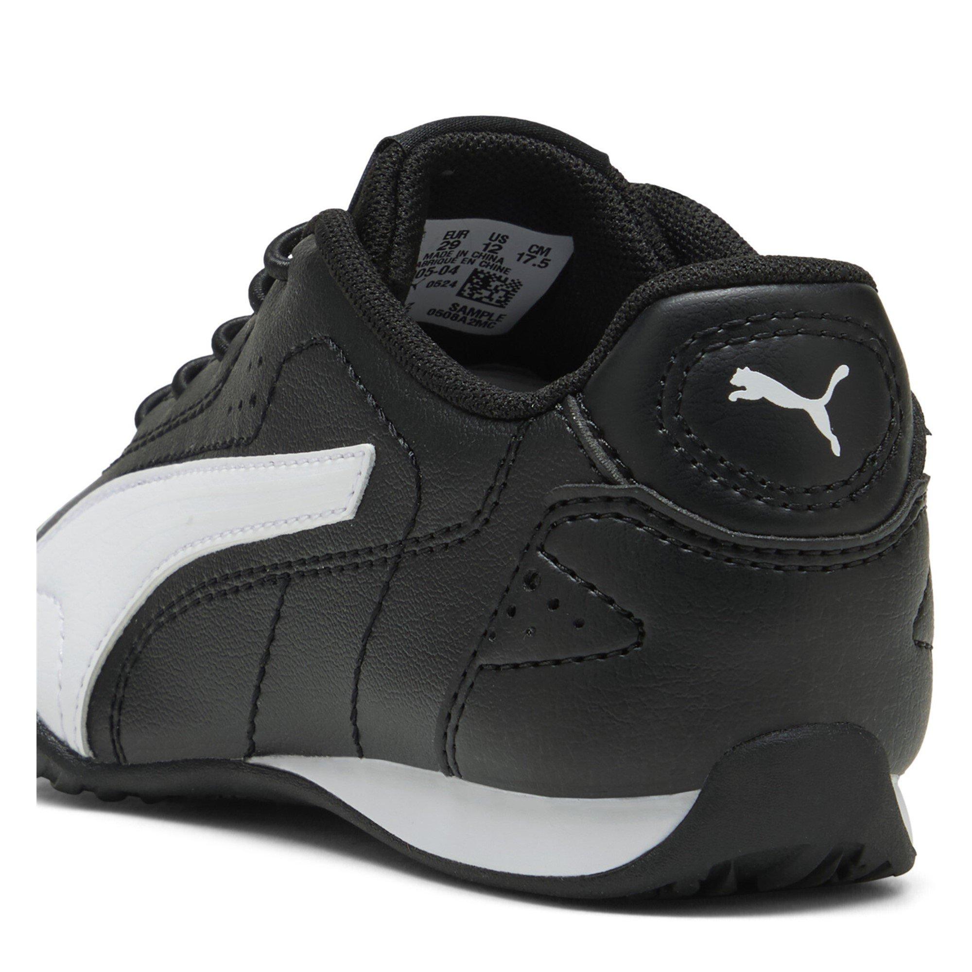 Black/White - Puma - Catch Trainers Childrens - 5