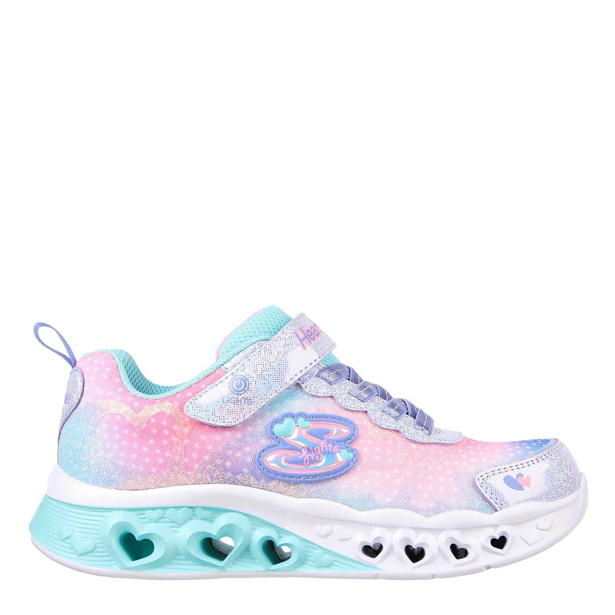 Skechers Girls Flutter Heart Child Trainers - Lav/ - C12 (30)