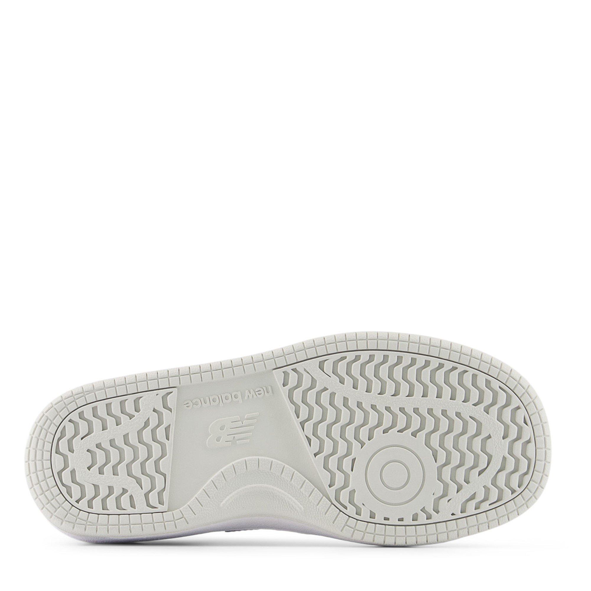 White - New Balance - Kids' B80 Leather Low-Top Trainers - 2