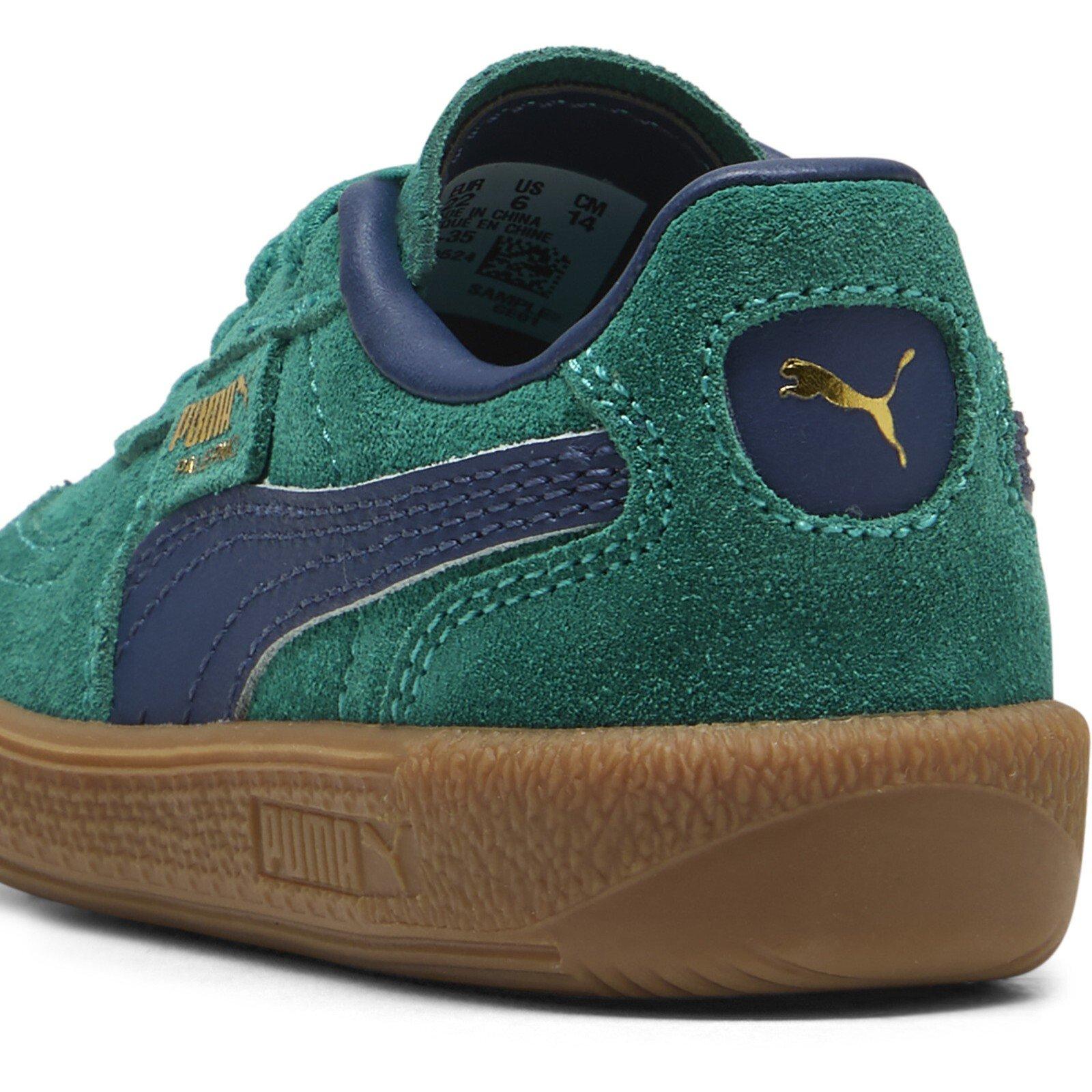 WldGrn-PrsnBl - Puma - Kids' Low-Top Trainers - 5