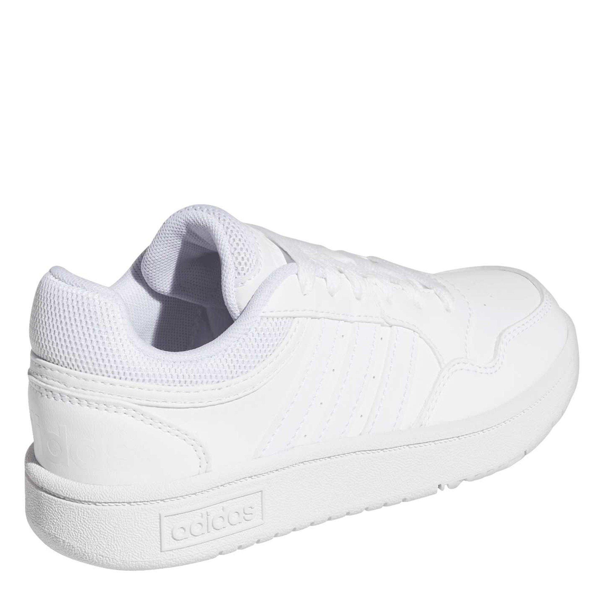 Branco Ftwr - adidas - adidas Hoops 3.0 K Basketball Trainers Unisex Kids - 4