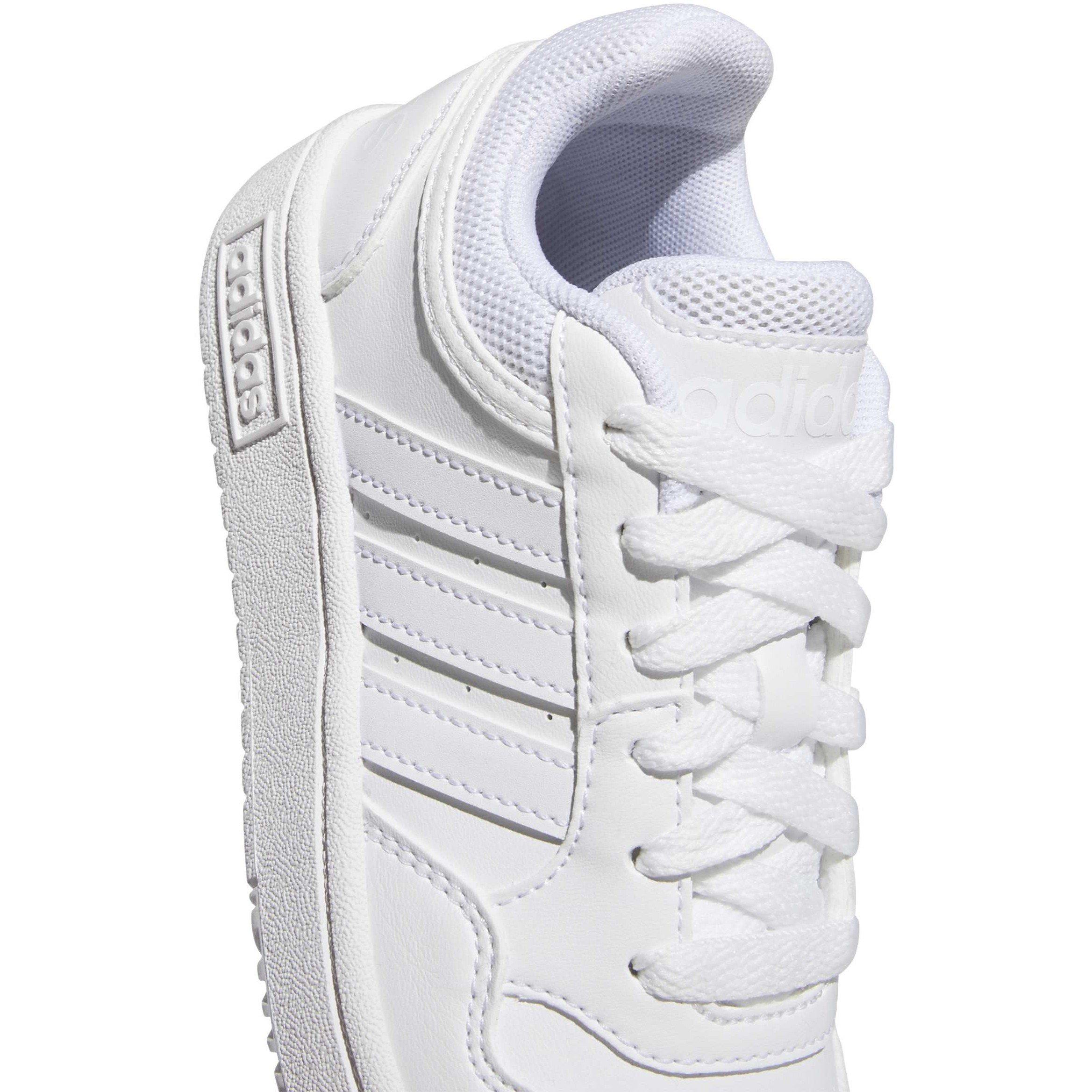 Branco Ftwr - adidas - adidas Hoops 3.0 K Basketball Trainers Unisex Kids - 7