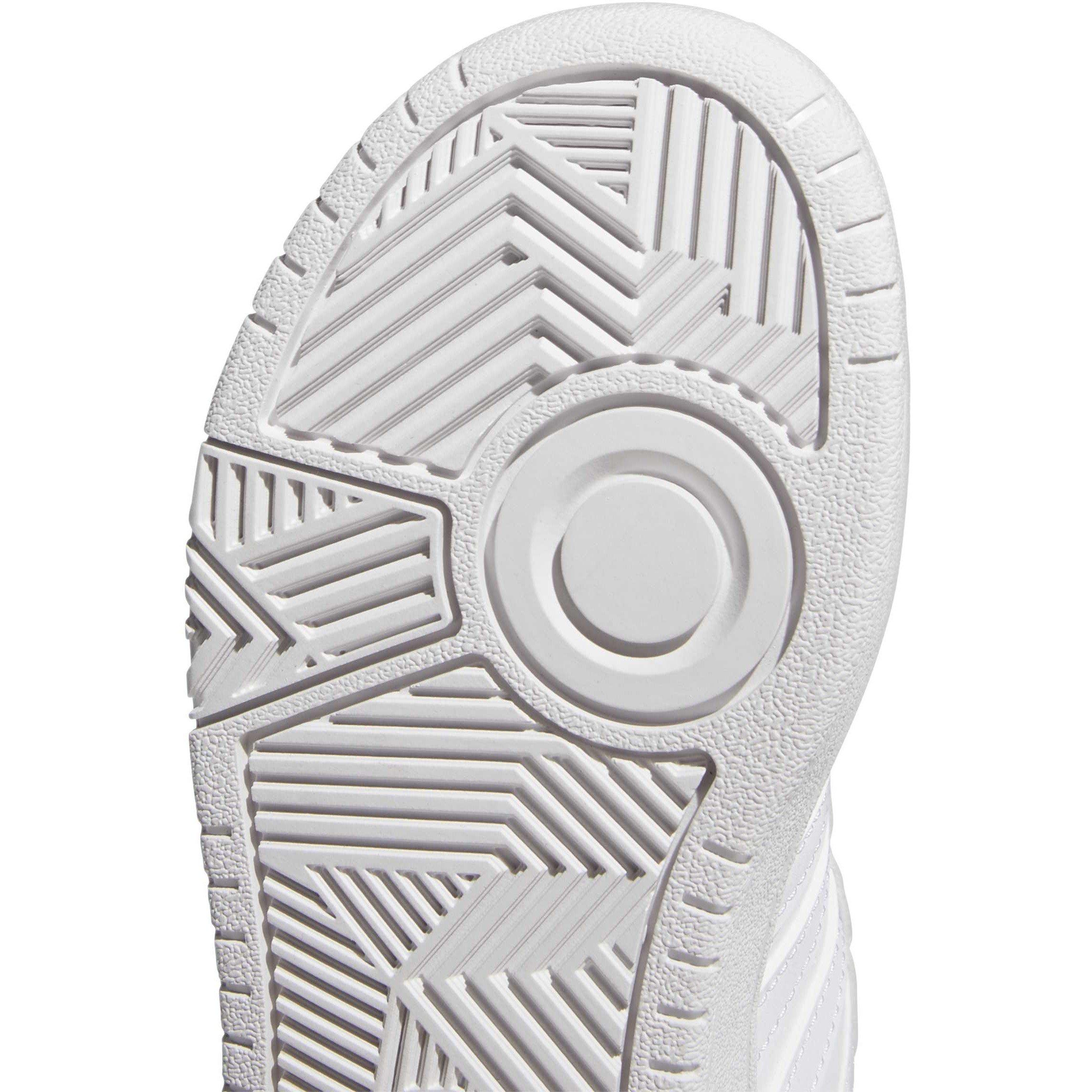 Branco Ftwr - adidas - adidas Hoops 3.0 K Basketball Trainers Unisex Kids - 8