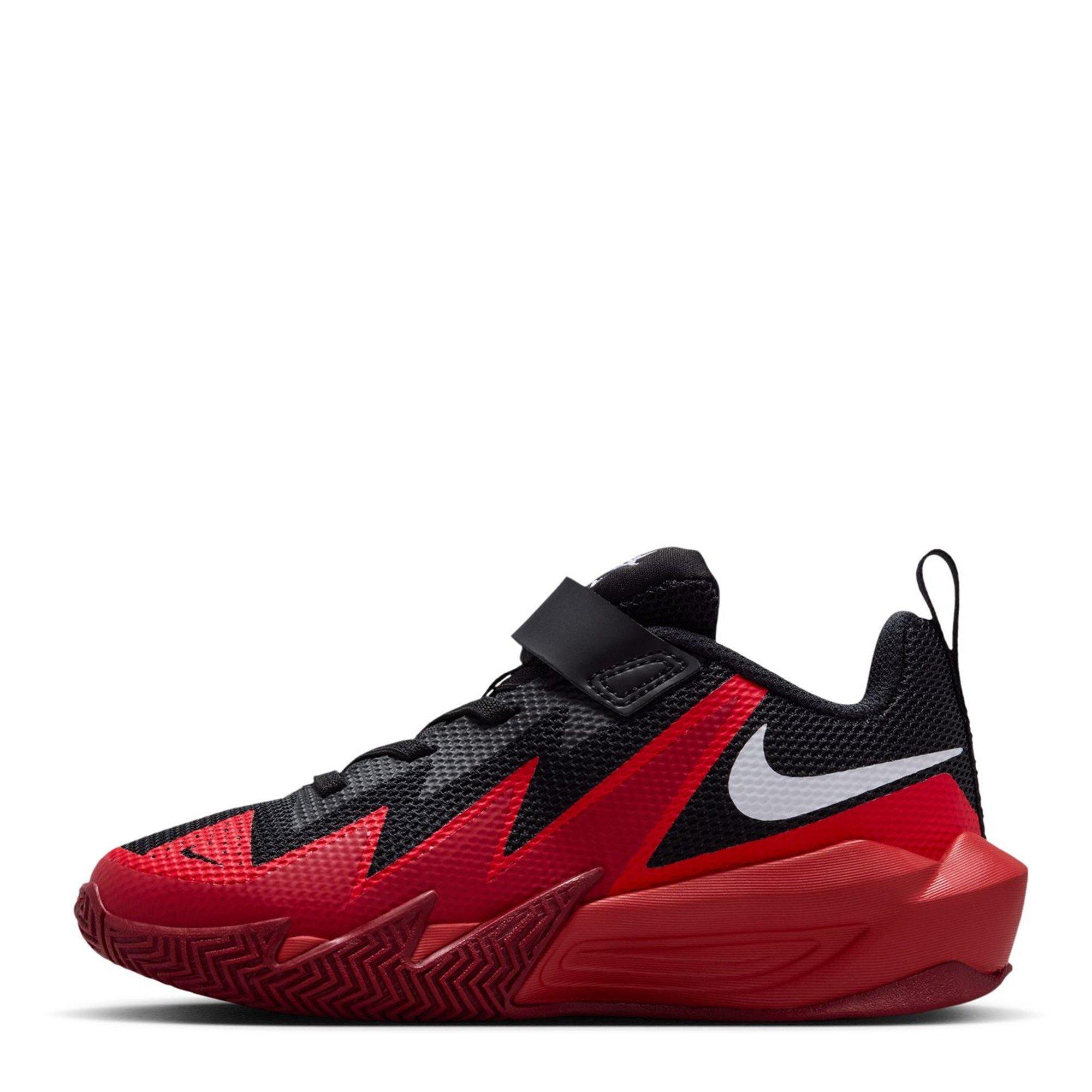 Noir/Rouge Uni - Nike - Kids' Basketball Trainers - 2