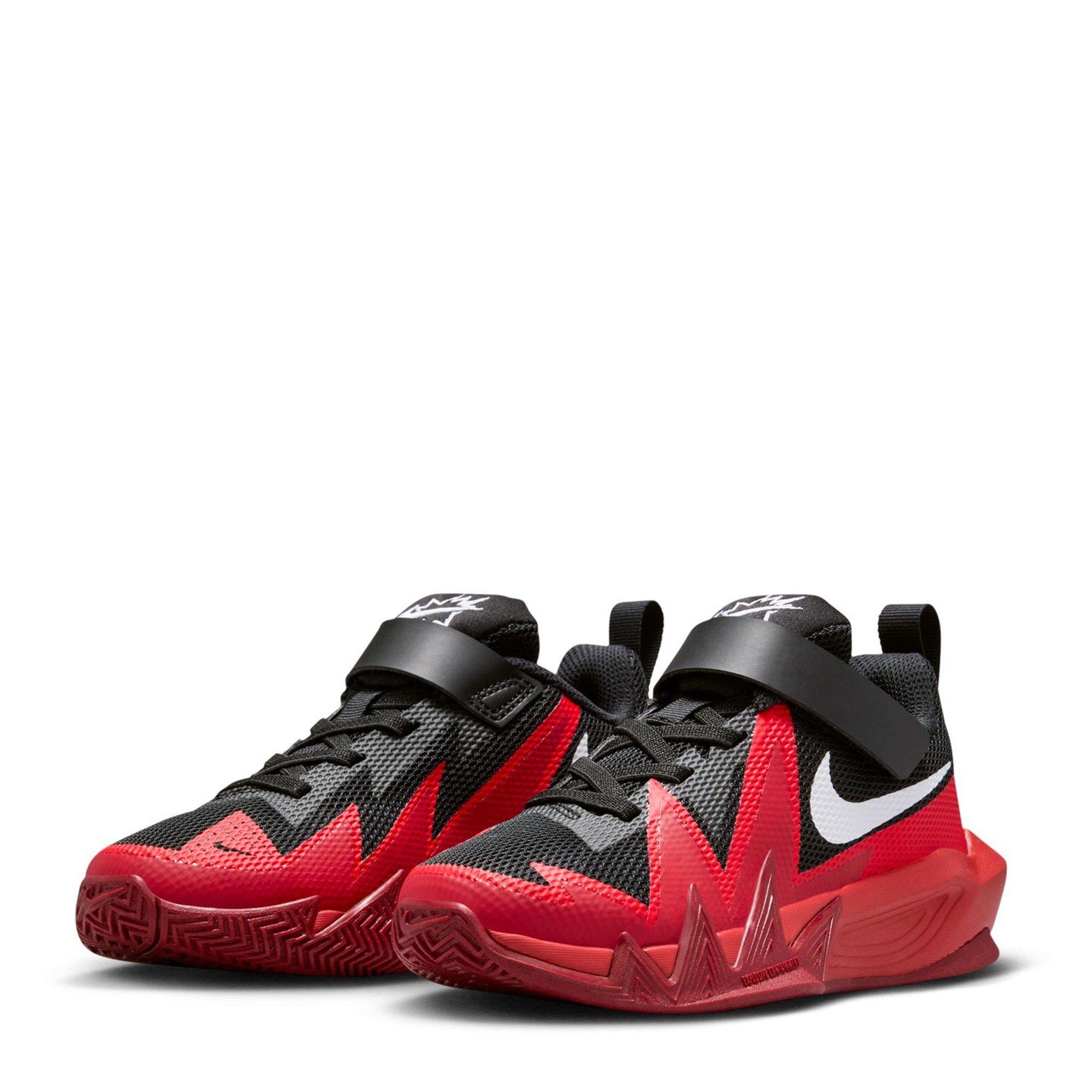 Noir/Rouge Uni - Nike - Kids' Basketball Trainers - 4
