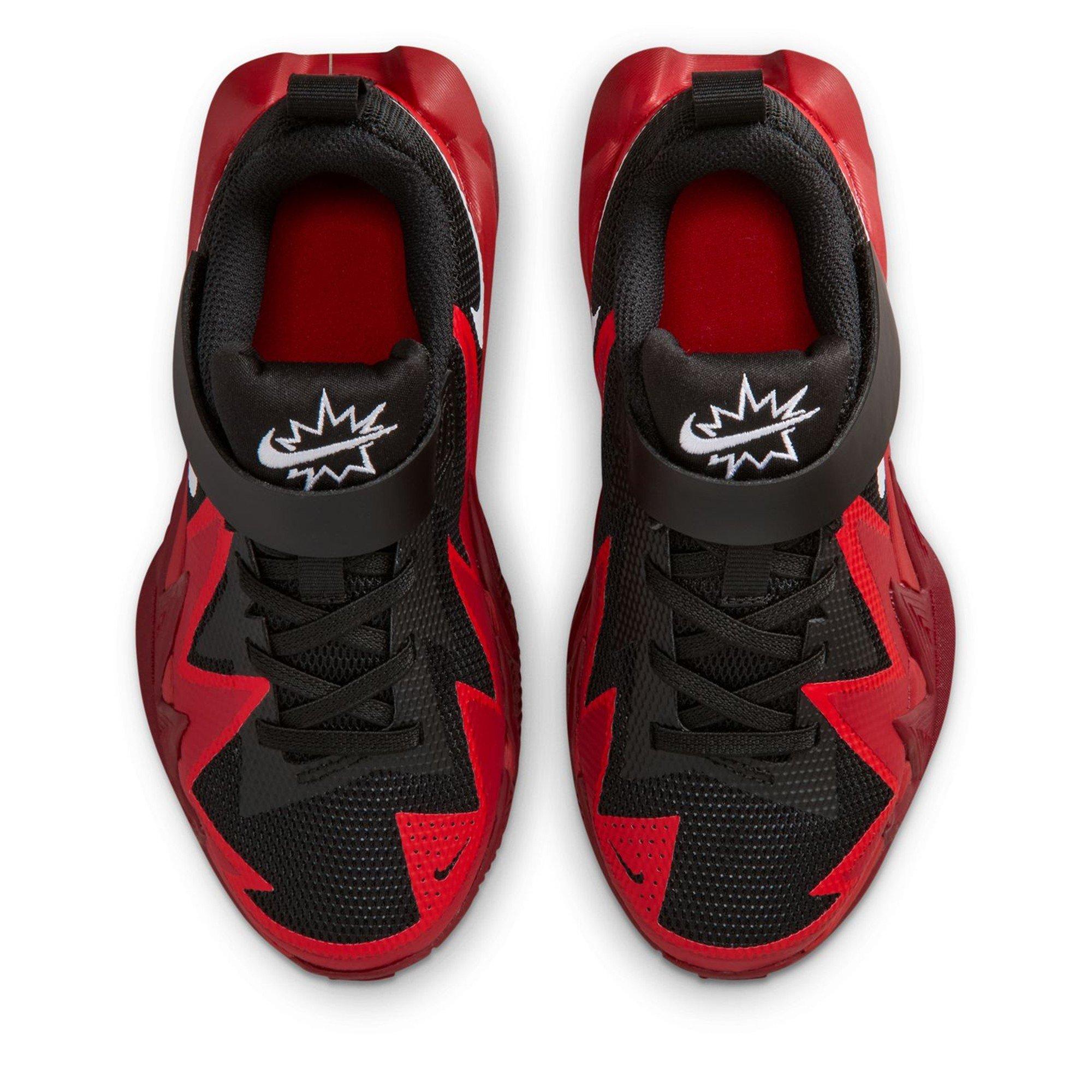 Noir/Rouge Uni - Nike - Kids' Basketball Trainers - 6