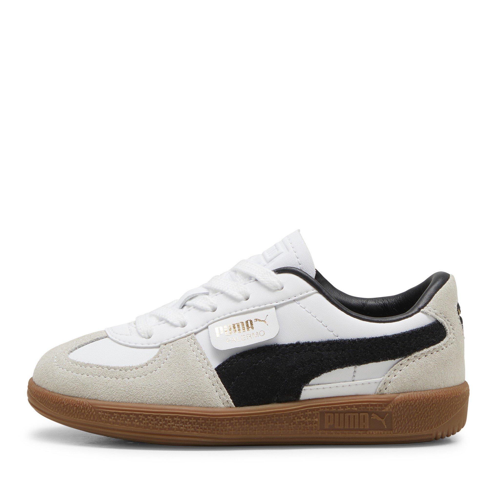 White/Gum - Puma - Palermo Lth Ps Low-Top Trainers Boys - 2