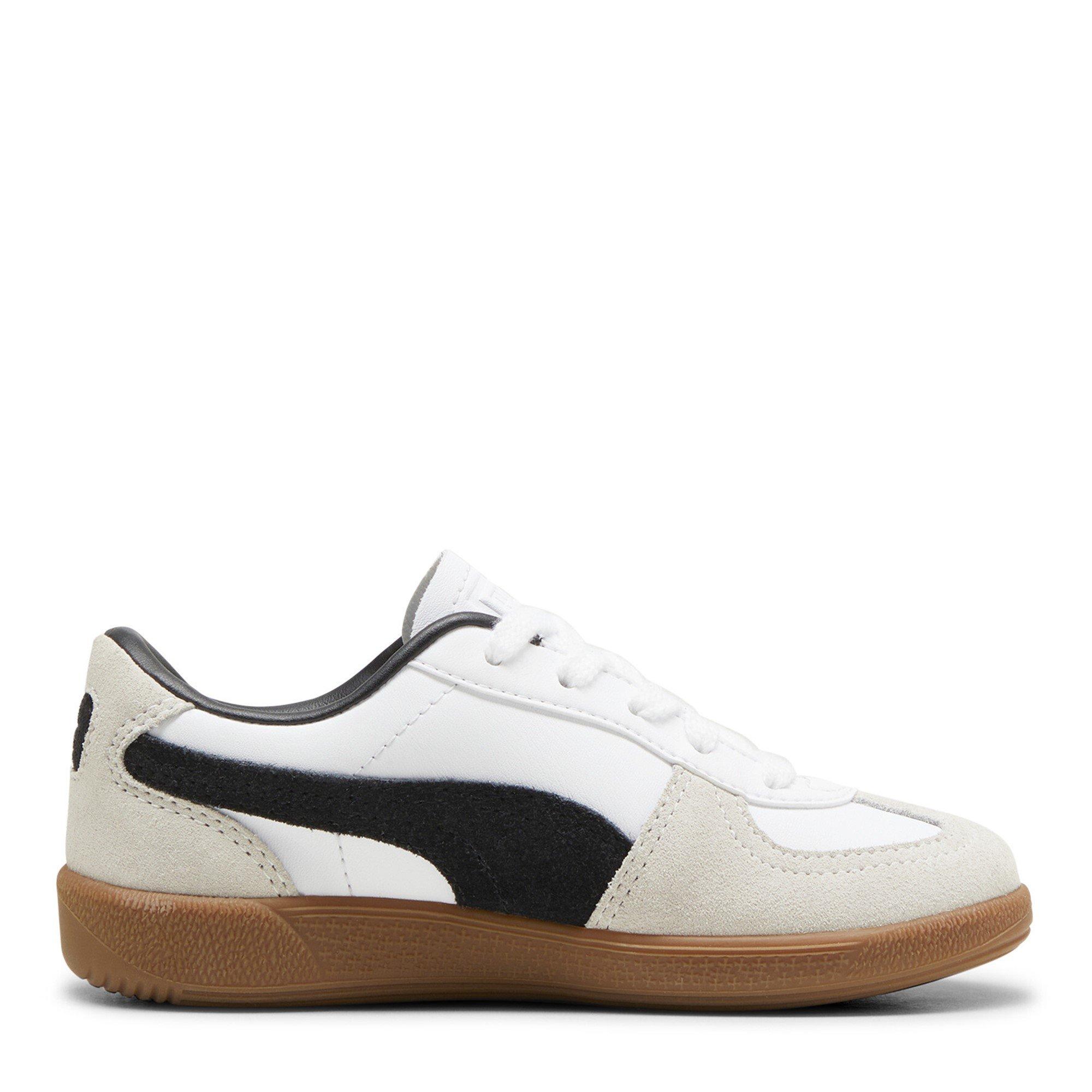 White/Gum - Puma - Palermo Lth Ps Low-Top Trainers Boys - 4