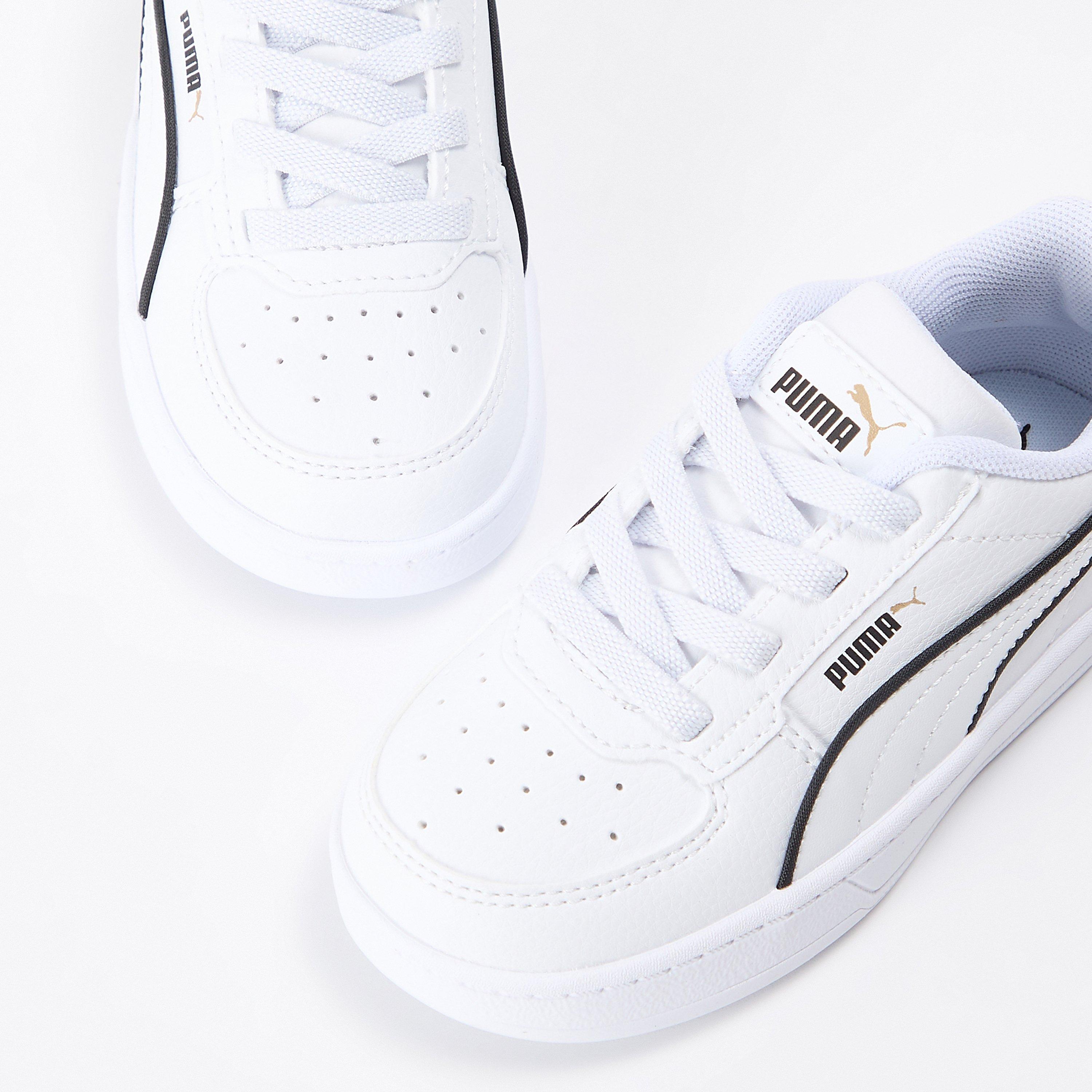 Pmawht-Pmabl - Puma - Unisex Kids' Outline Low-Top Trainers - 3