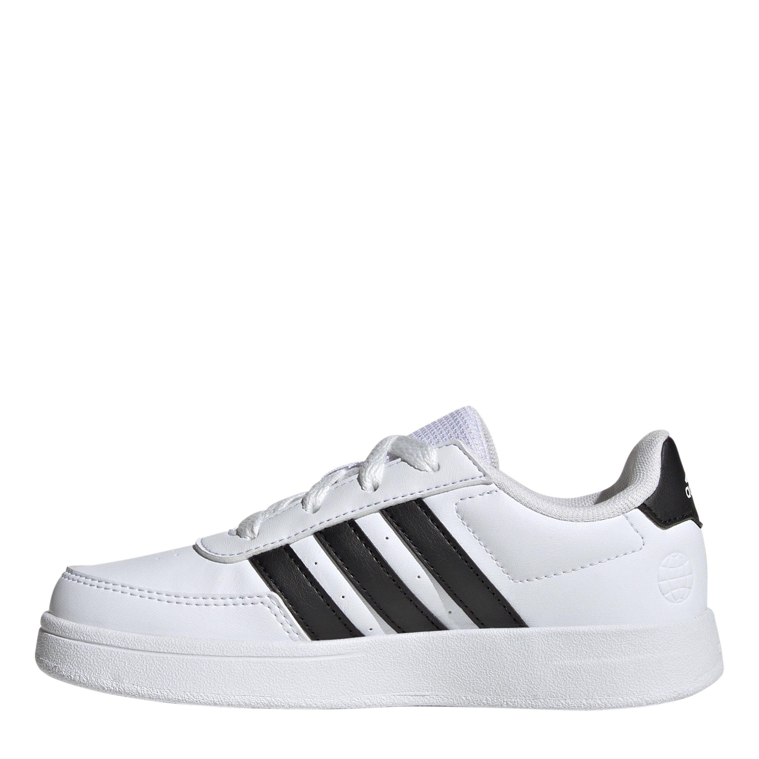 Bianco/Nero - adidas - Kids' Breaknet 2.0 Low-Top Trainers - 2