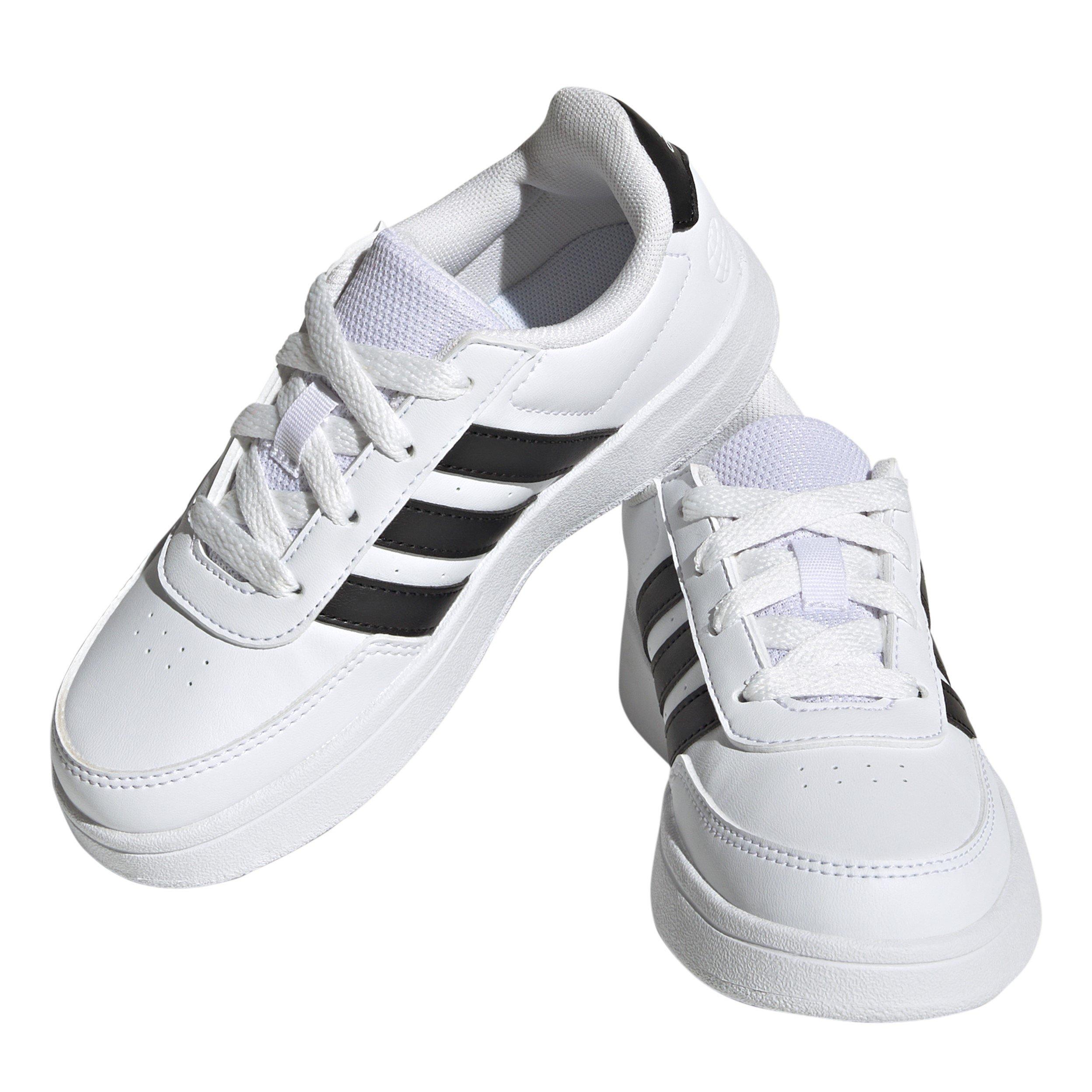 Bianco/Nero - adidas - Kids' Breaknet 2.0 Low-Top Trainers - 3