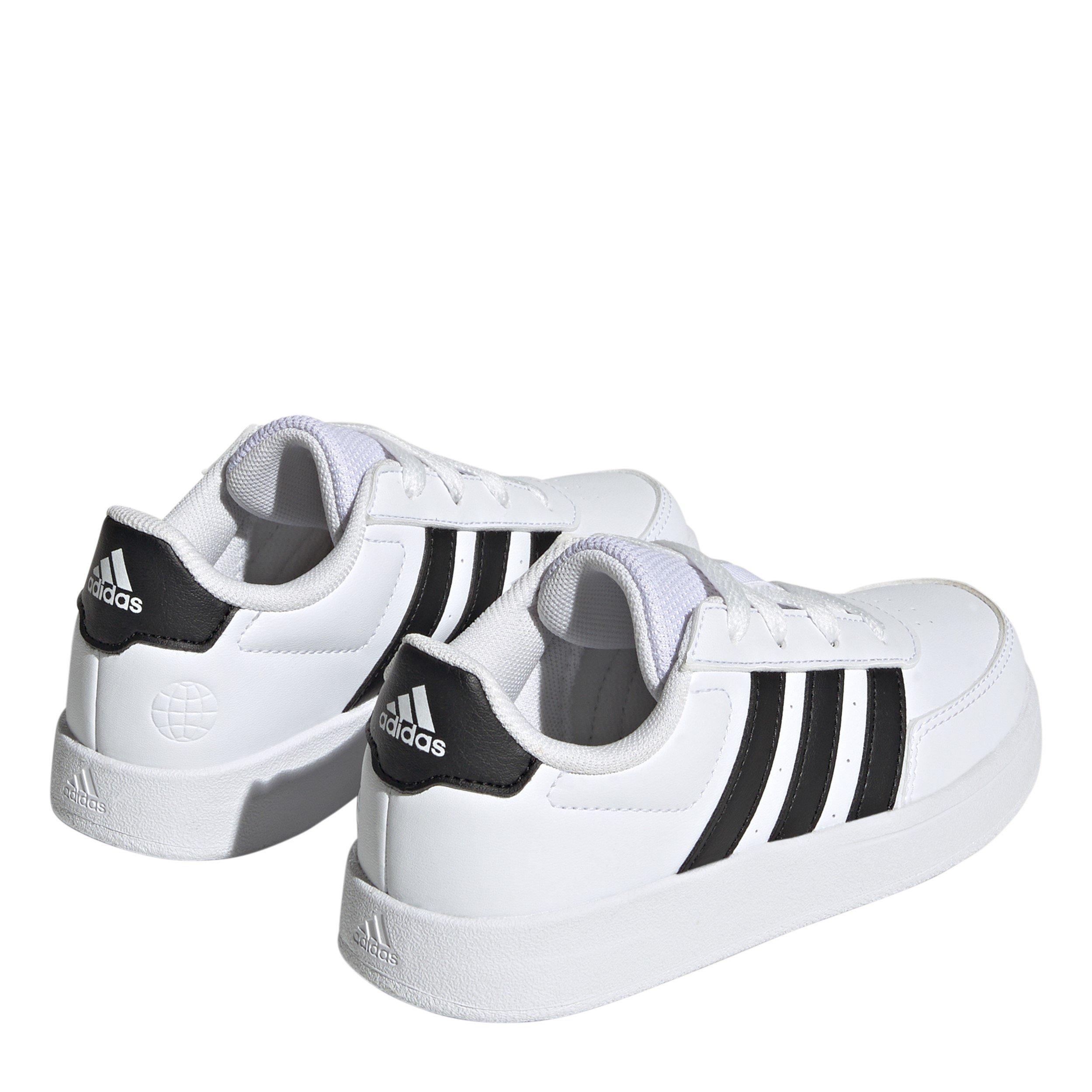Bianco/Nero - adidas - Kids' Breaknet 2.0 Low-Top Trainers - 4
