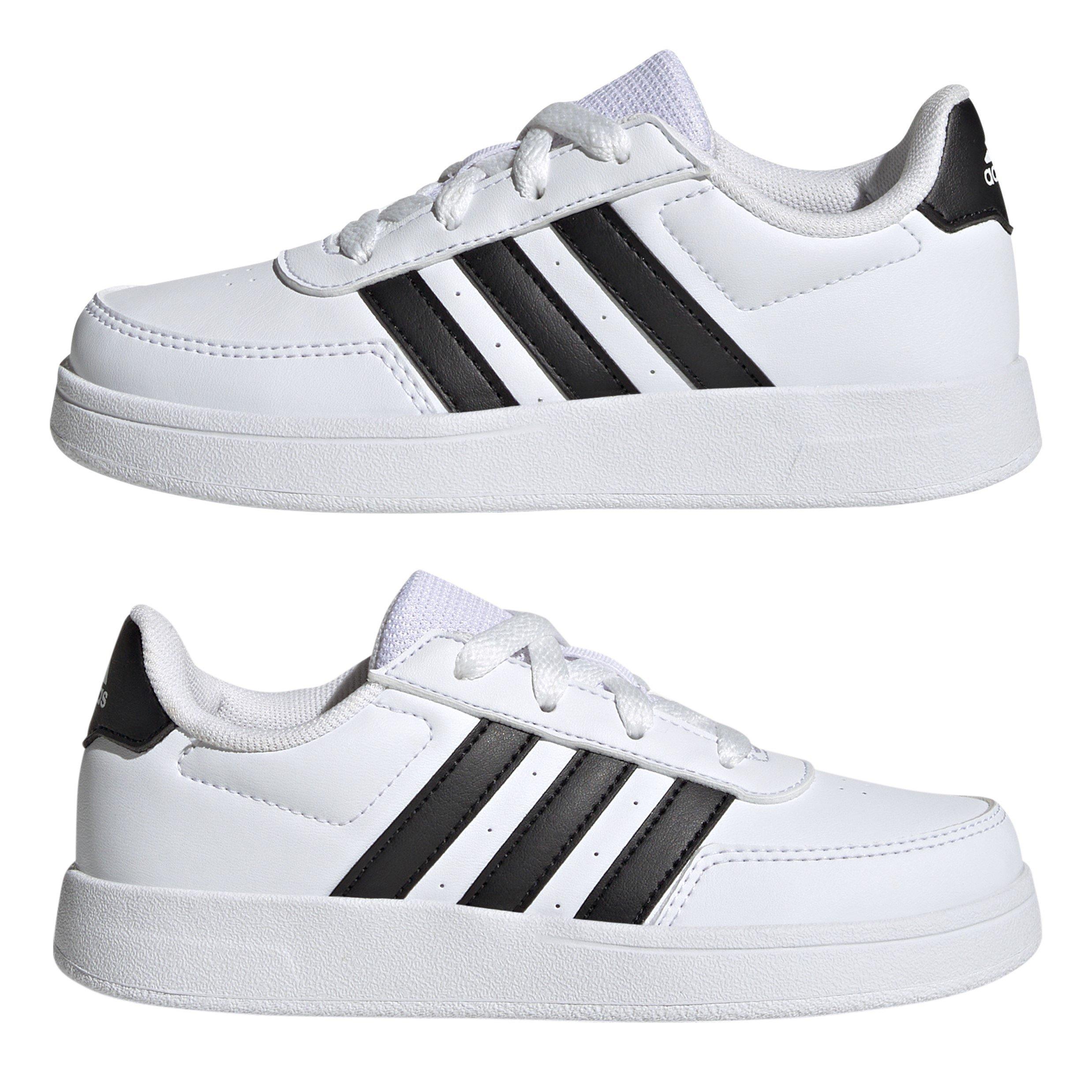 Bianco/Nero - adidas - Kids' Breaknet 2.0 Low-Top Trainers - 9