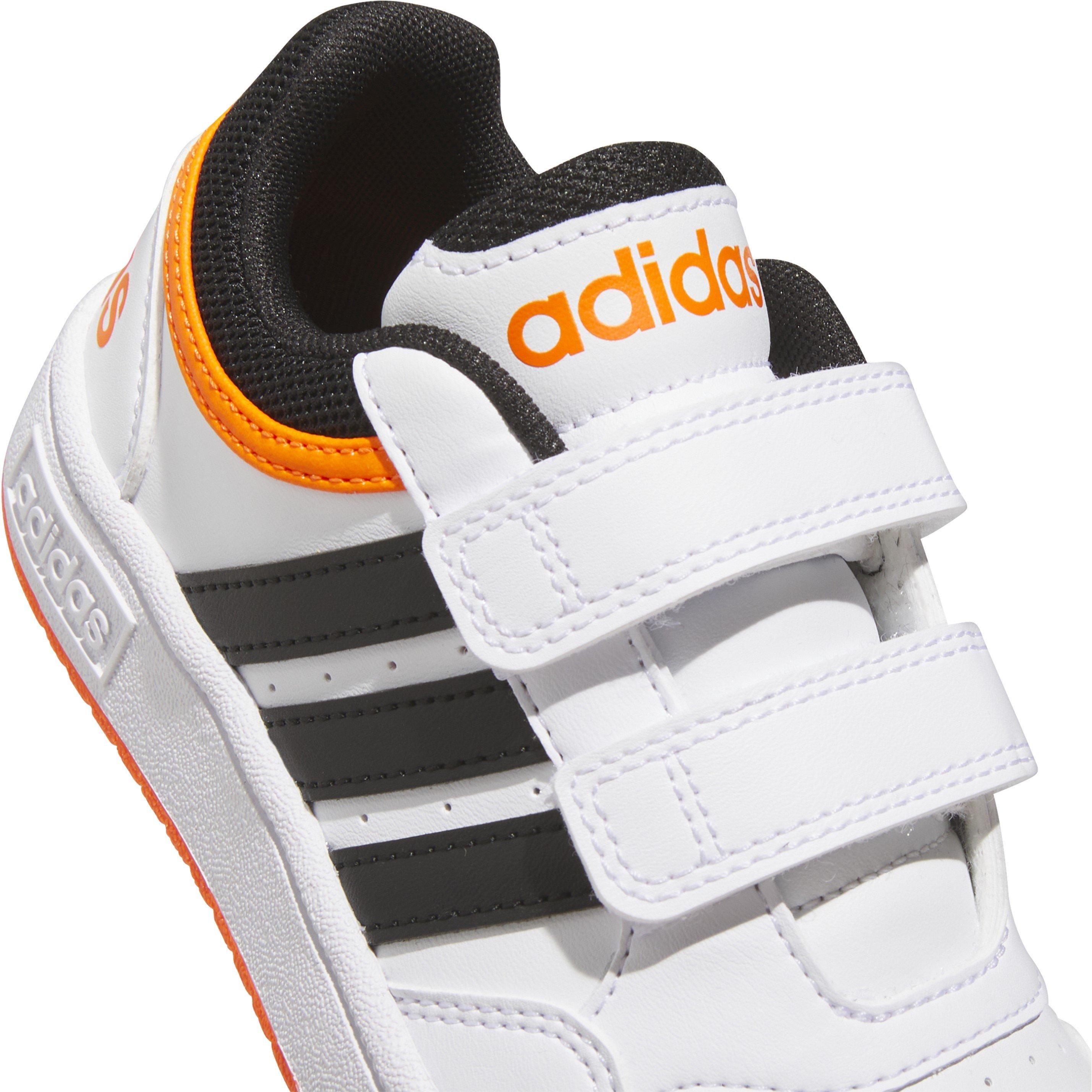 Bijelo/ Crno - adidas - Hoops 3.0 Cf C Basketball Trainers Unisex Kids - 7