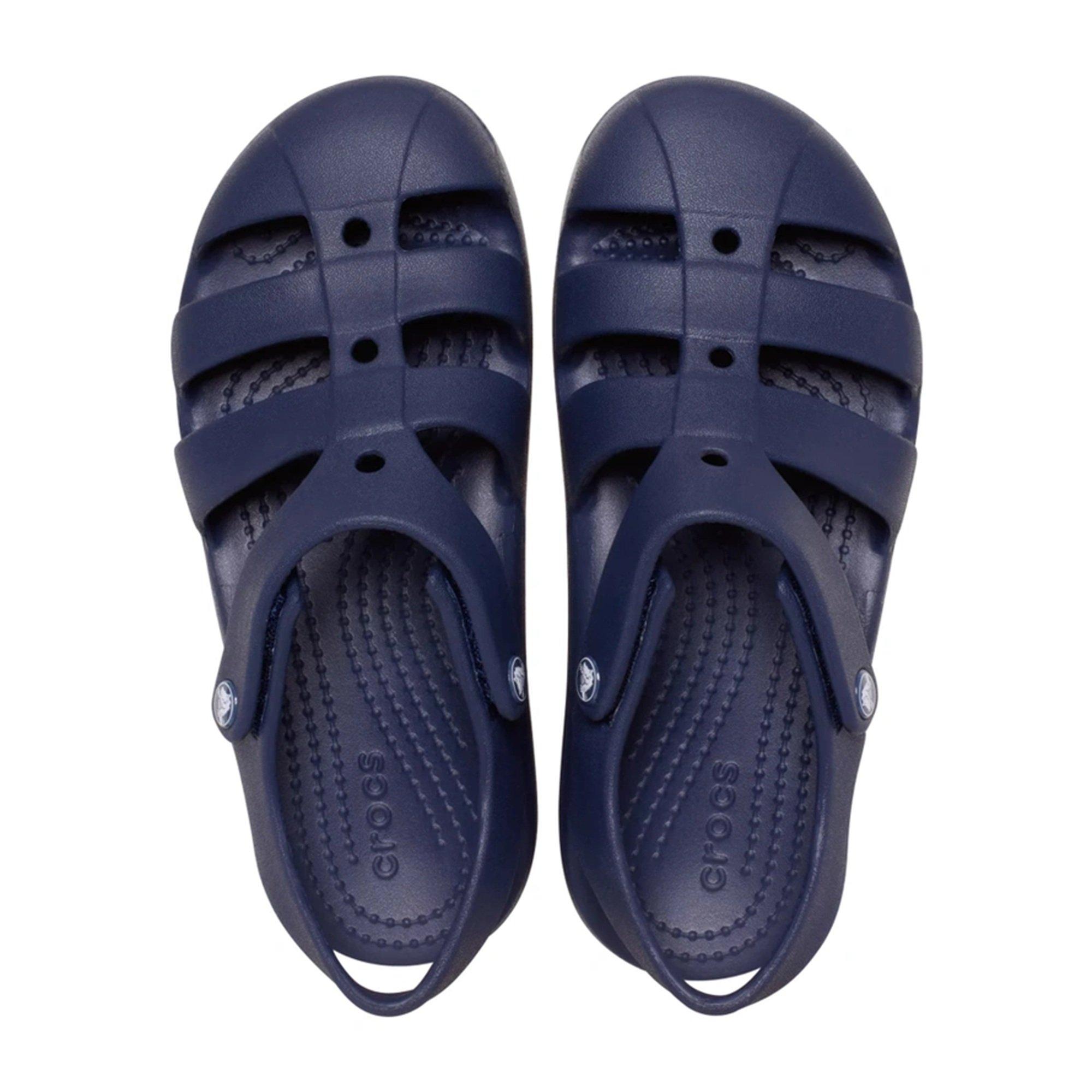 Blu navy - Crocs - Kids Fisherman Flat Sandals - 4