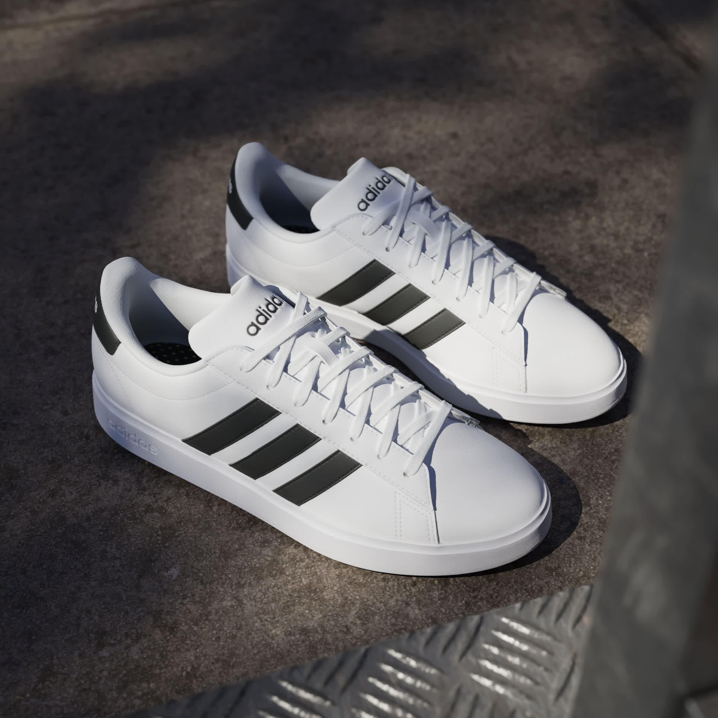 Ftwr White - adidas - adidas Grand Court 2.0 Low-Top Trainers Boys - 12