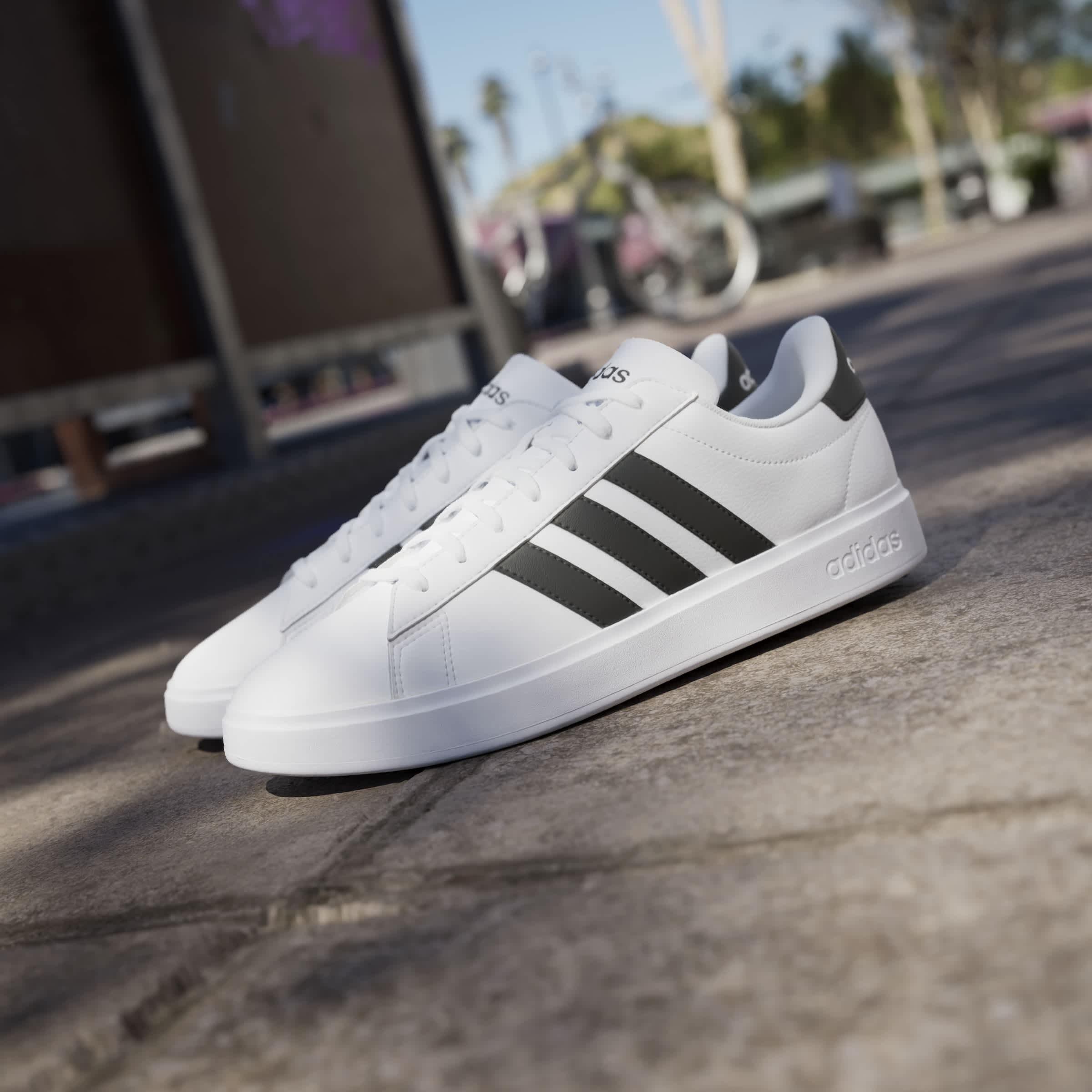 Ftwr White - adidas - adidas Grand Court 2.0 Low-Top Trainers Boys - 15