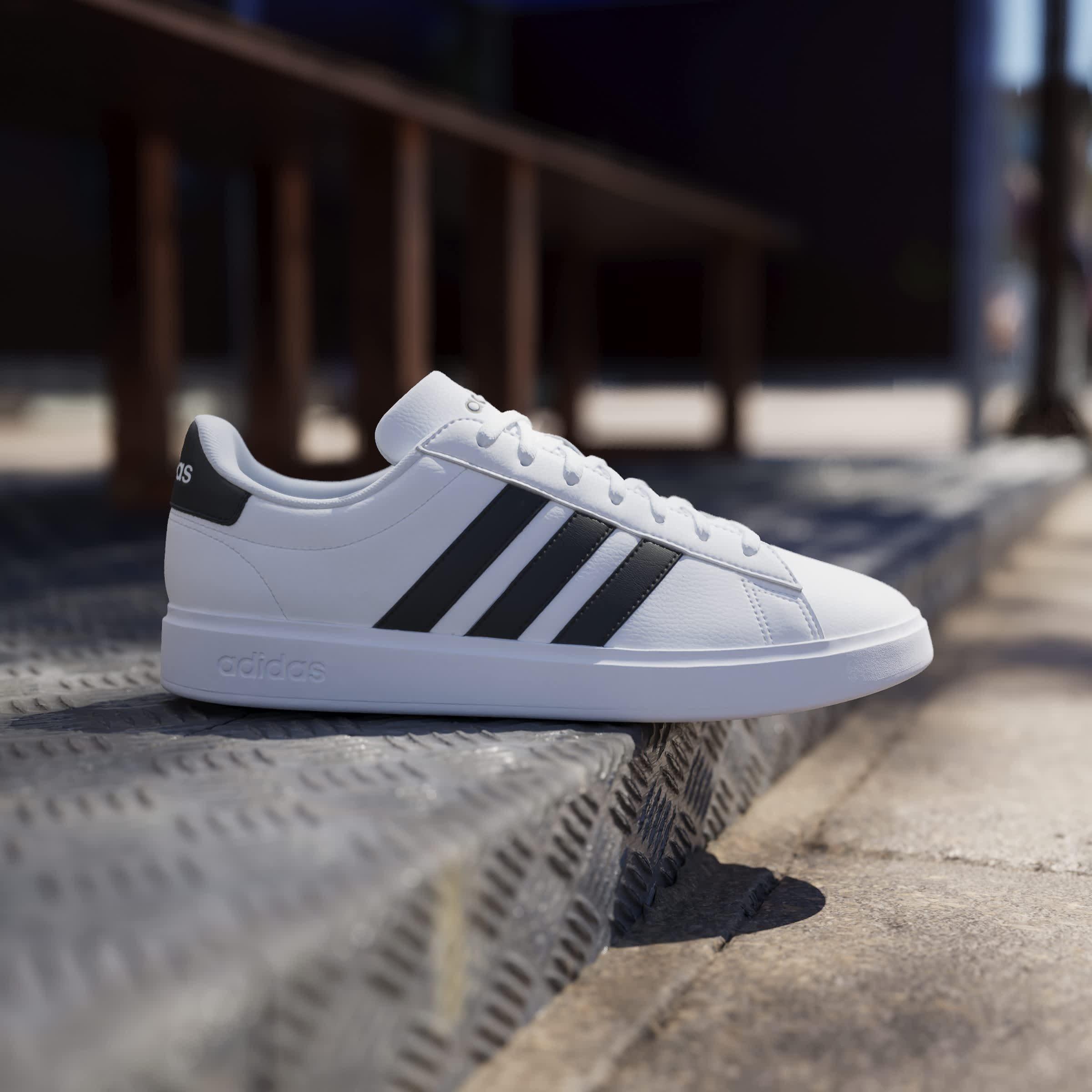 Ftwr White - adidas - adidas Grand Court 2.0 Low-Top Trainers Boys - 10