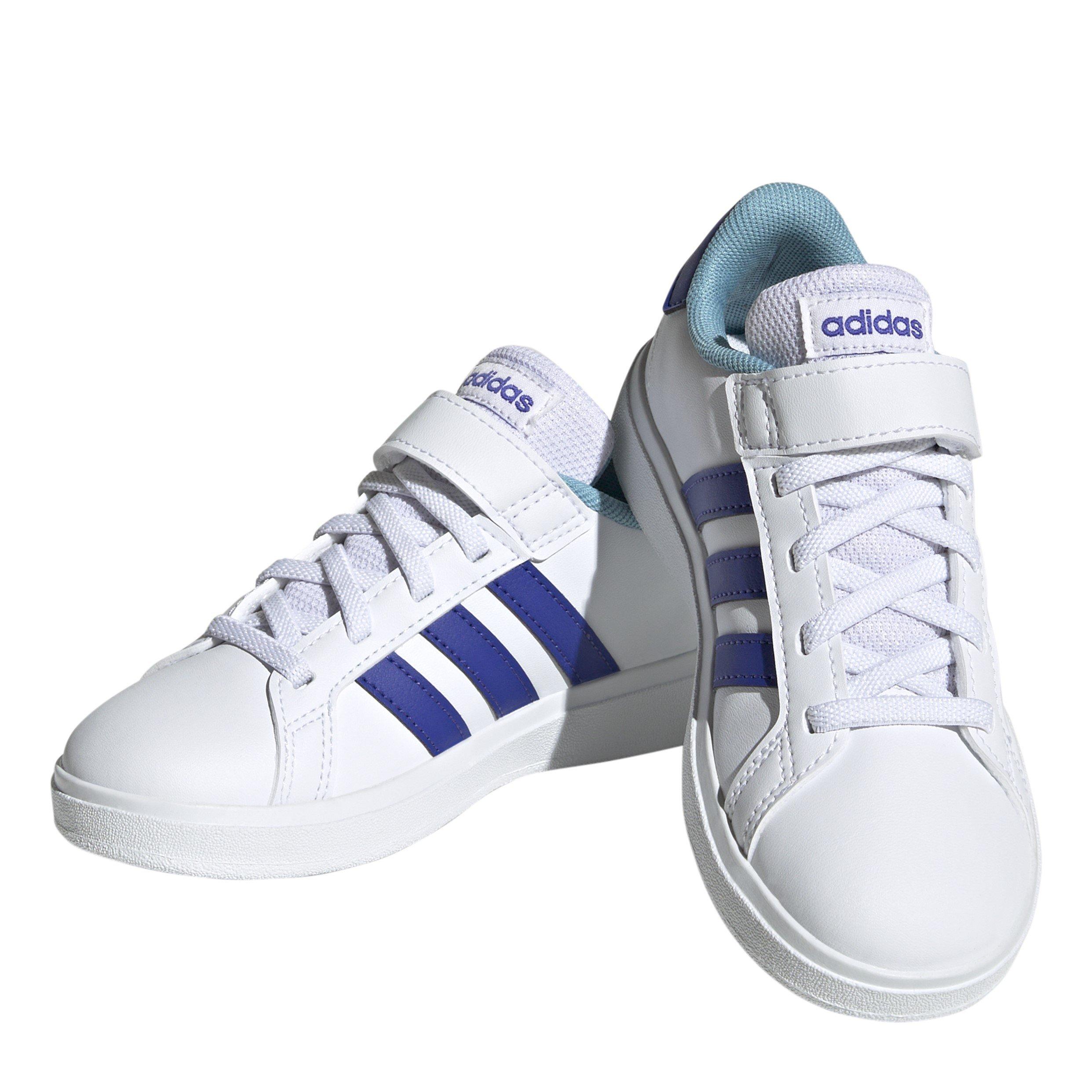 White/Blue - adidas - Grand Court 2.0 Shoes Kids - 3
