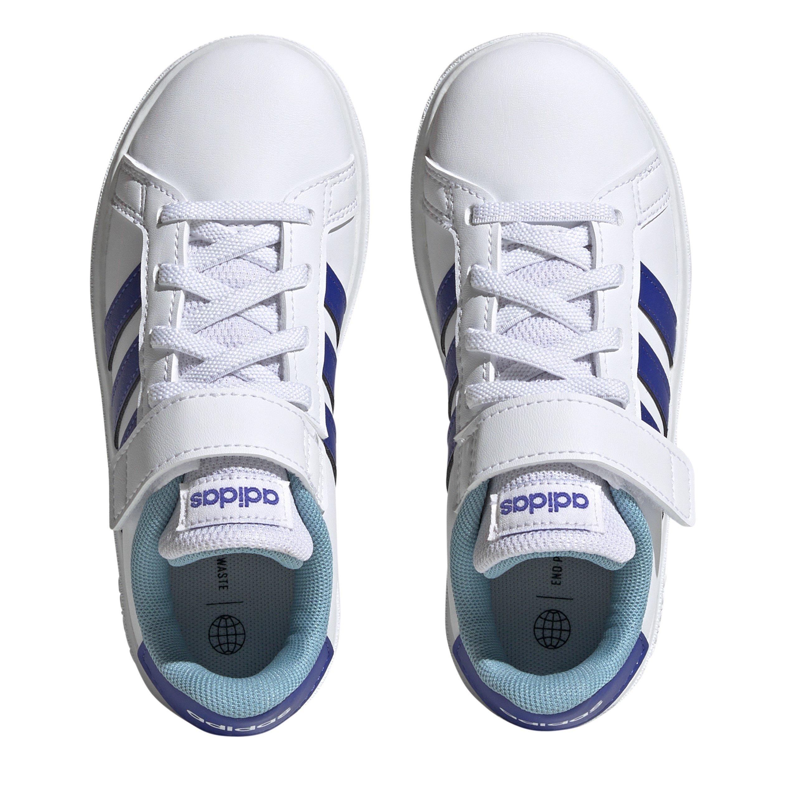 White/Blue - adidas - Grand Court 2.0 Shoes Kids - 5