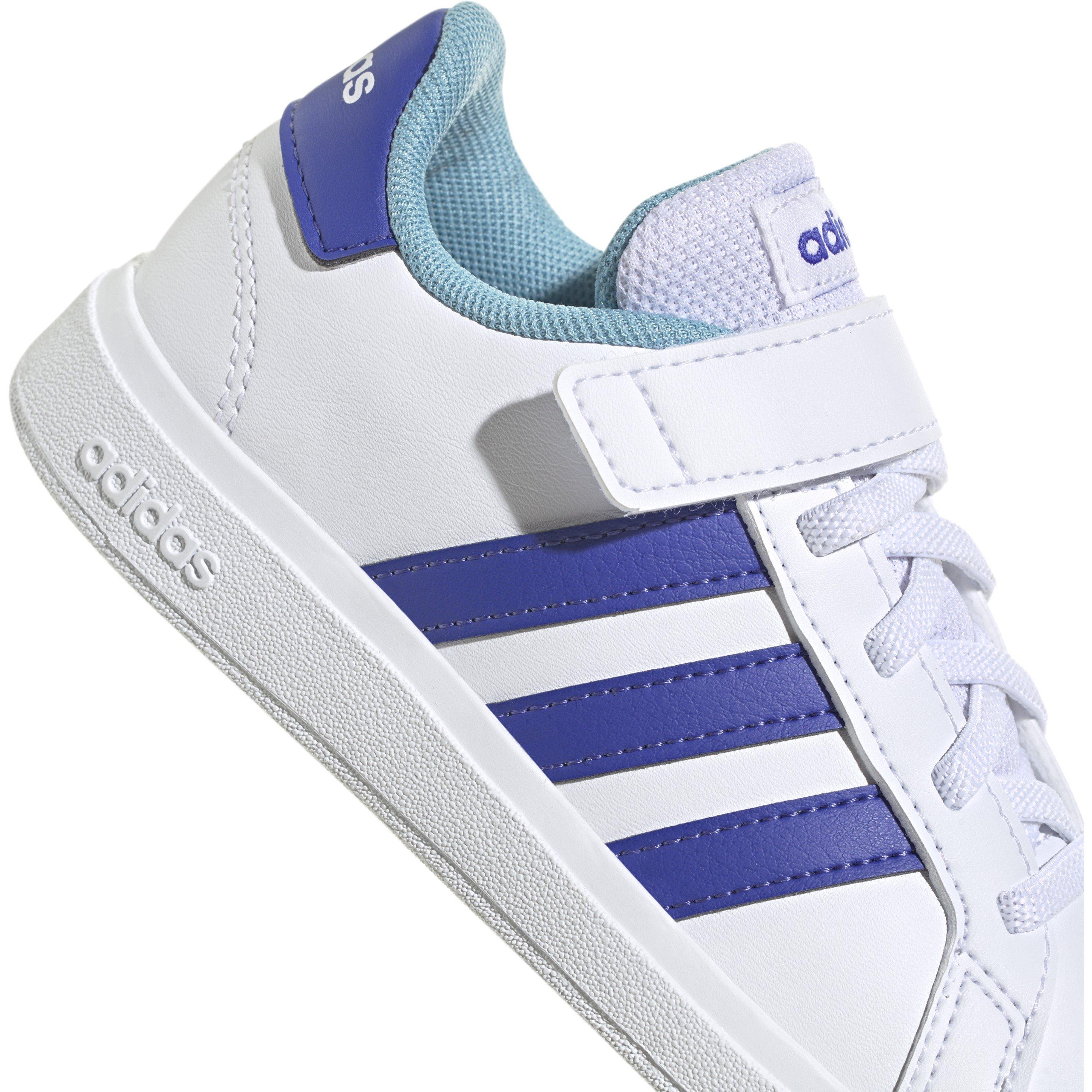 White/Blue - adidas - Grand Court 2.0 Shoes Kids - 8