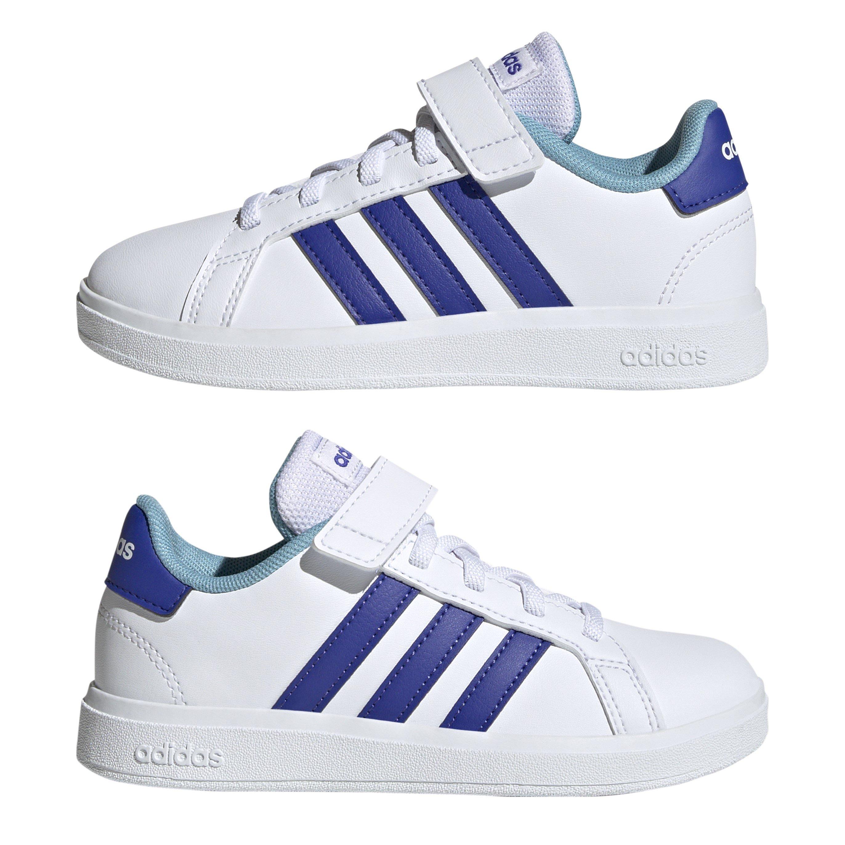 White/Blue - adidas - Grand Court 2.0 Shoes Kids - 9